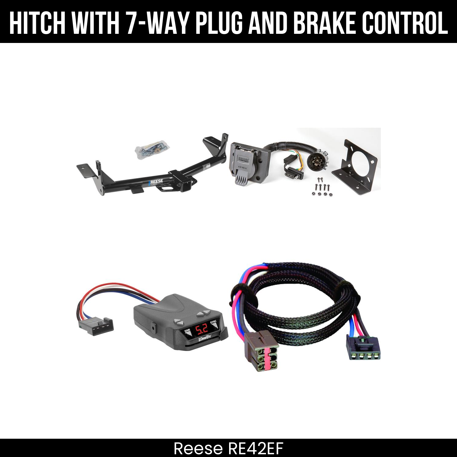 Trailer Hitch , 7-Way , Draw-Tite Activator IV Brake Control