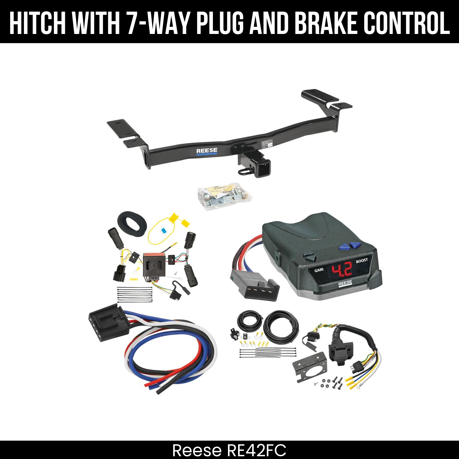 Trailer Hitch , 7-Way , Reese Brake EVN Control