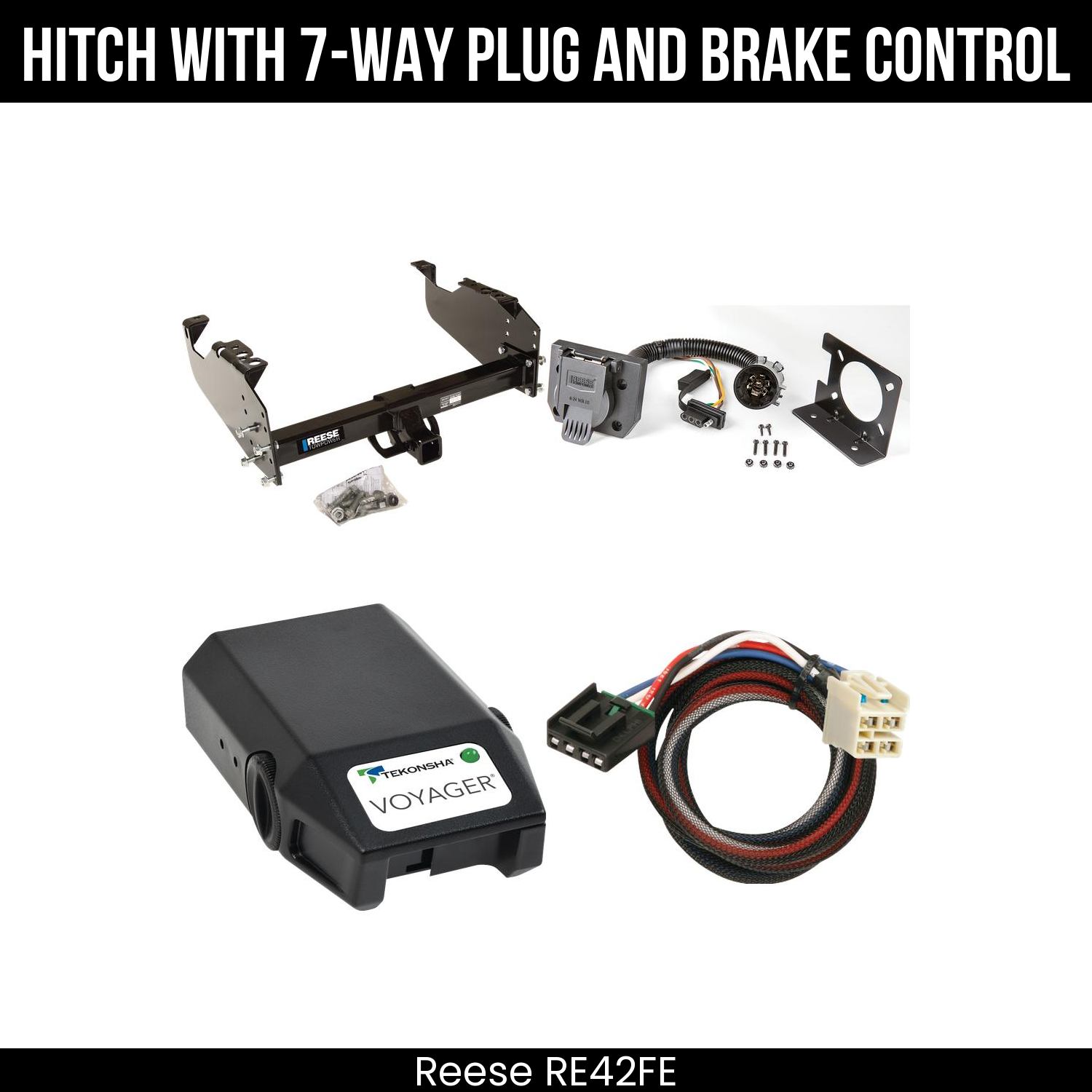 Trailer Hitch , 7-Way , Tekonsha Voyager Brake Control