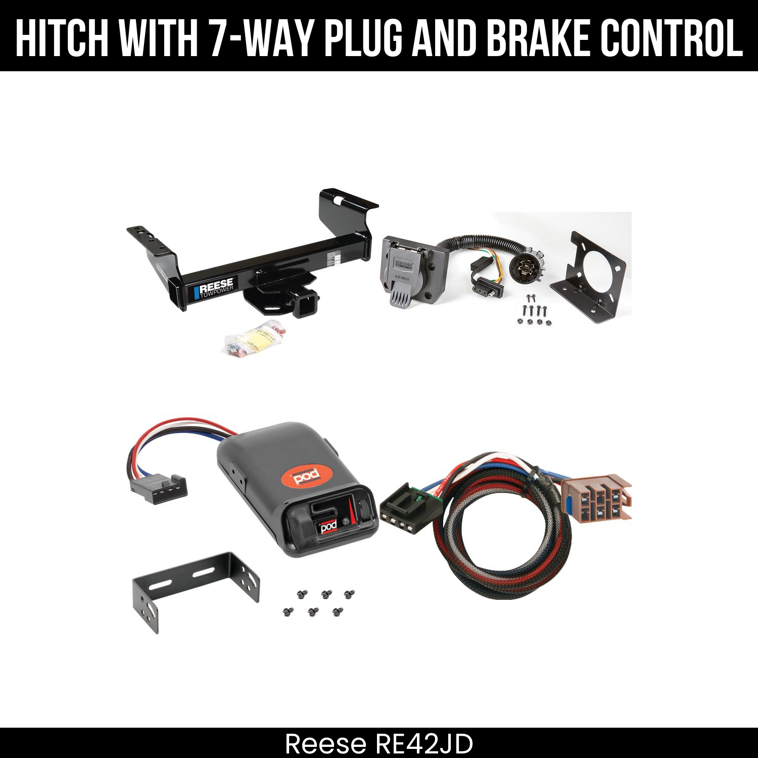 Trailer Hitch , 7-Way , Pro Series POD Brake Control