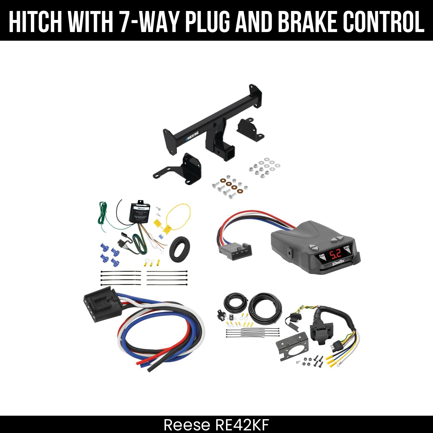 Trailer Hitch , 7-Way , Draw-Tite Activator IV Brake Control