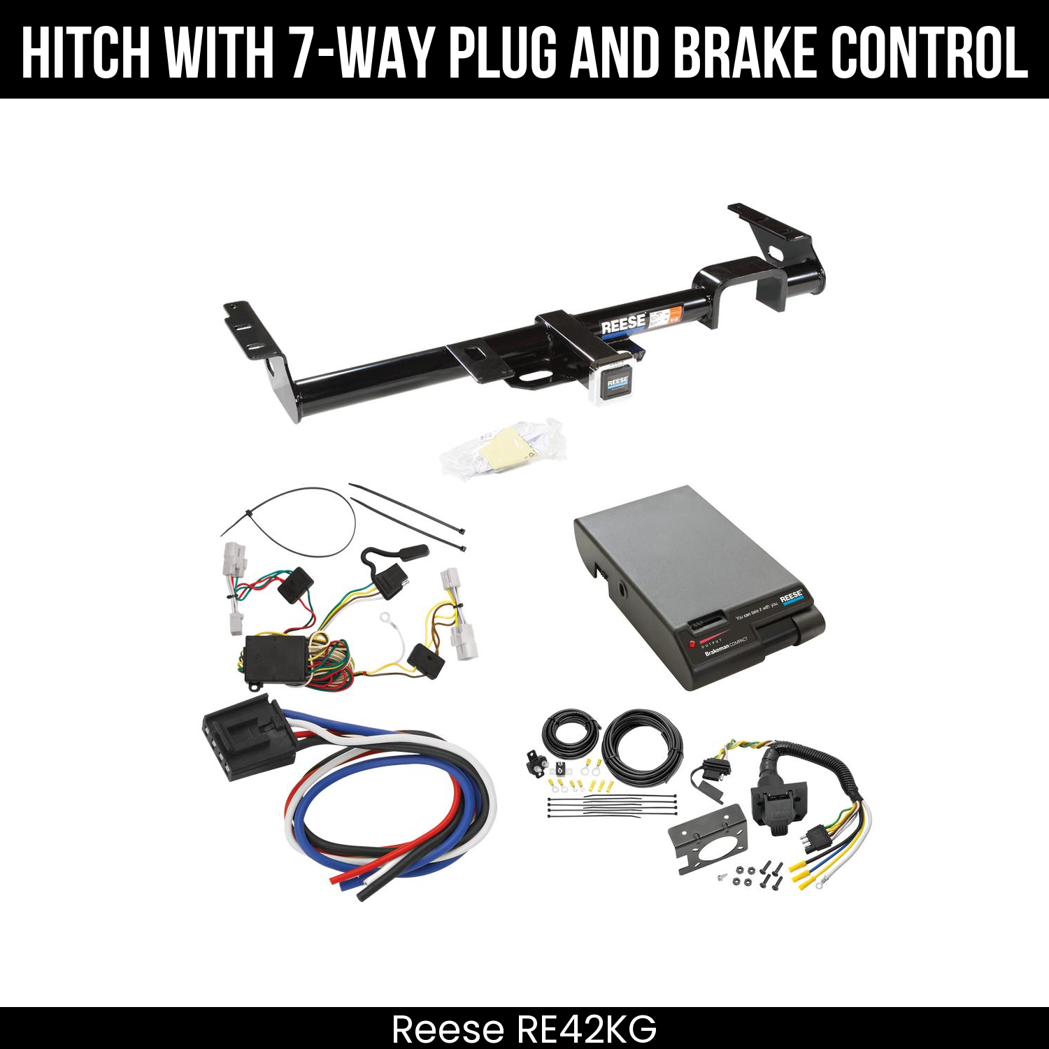 Trailer Hitch , 7-Way , Reese Brakeman Brake Control