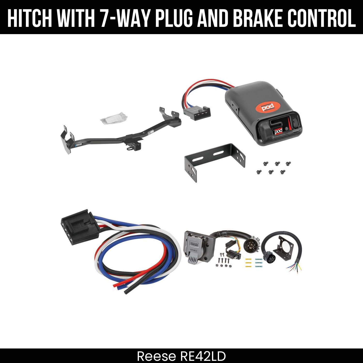 Trailer Hitch , 7-Way , Pro Series POD Brake Control