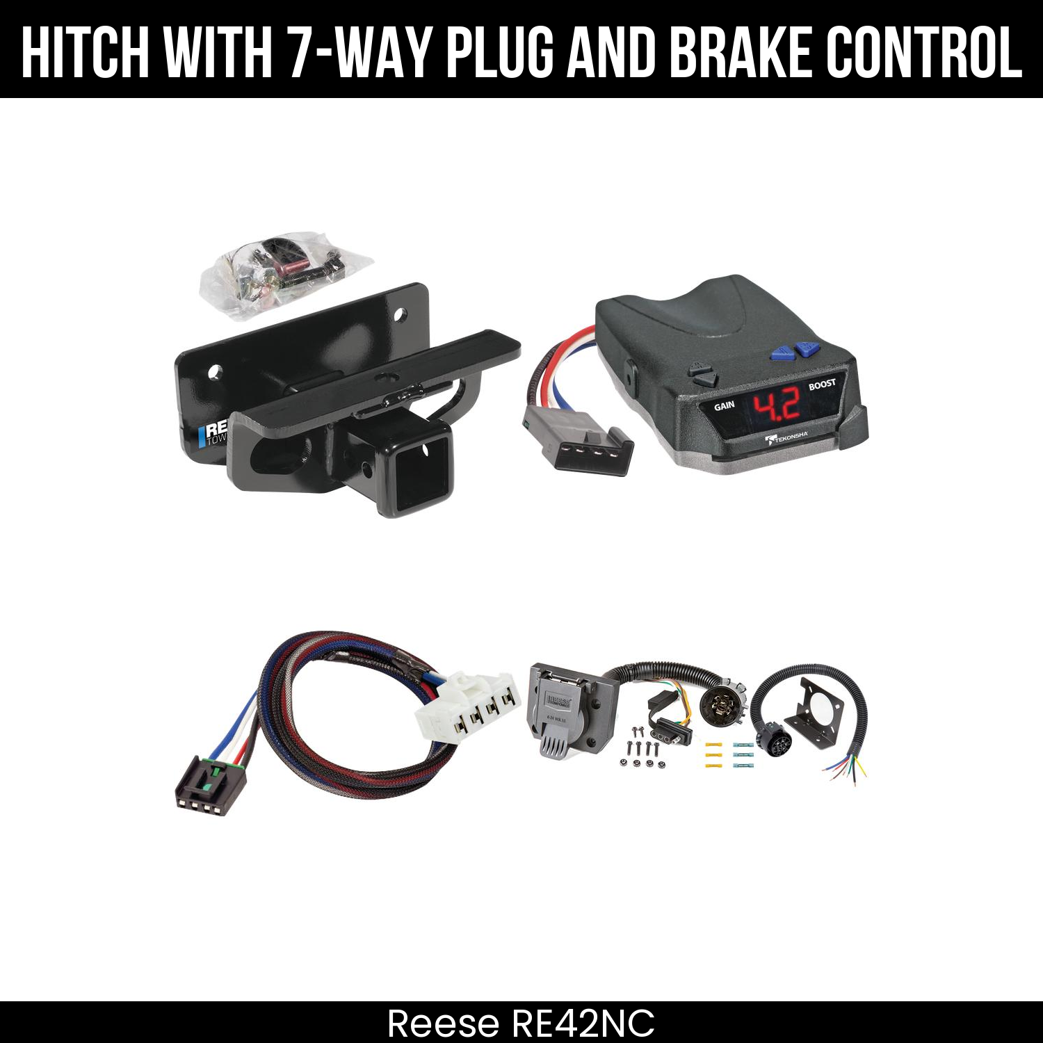 Trailer Hitch , 7-Way , Tekonsha Brake EVN Control