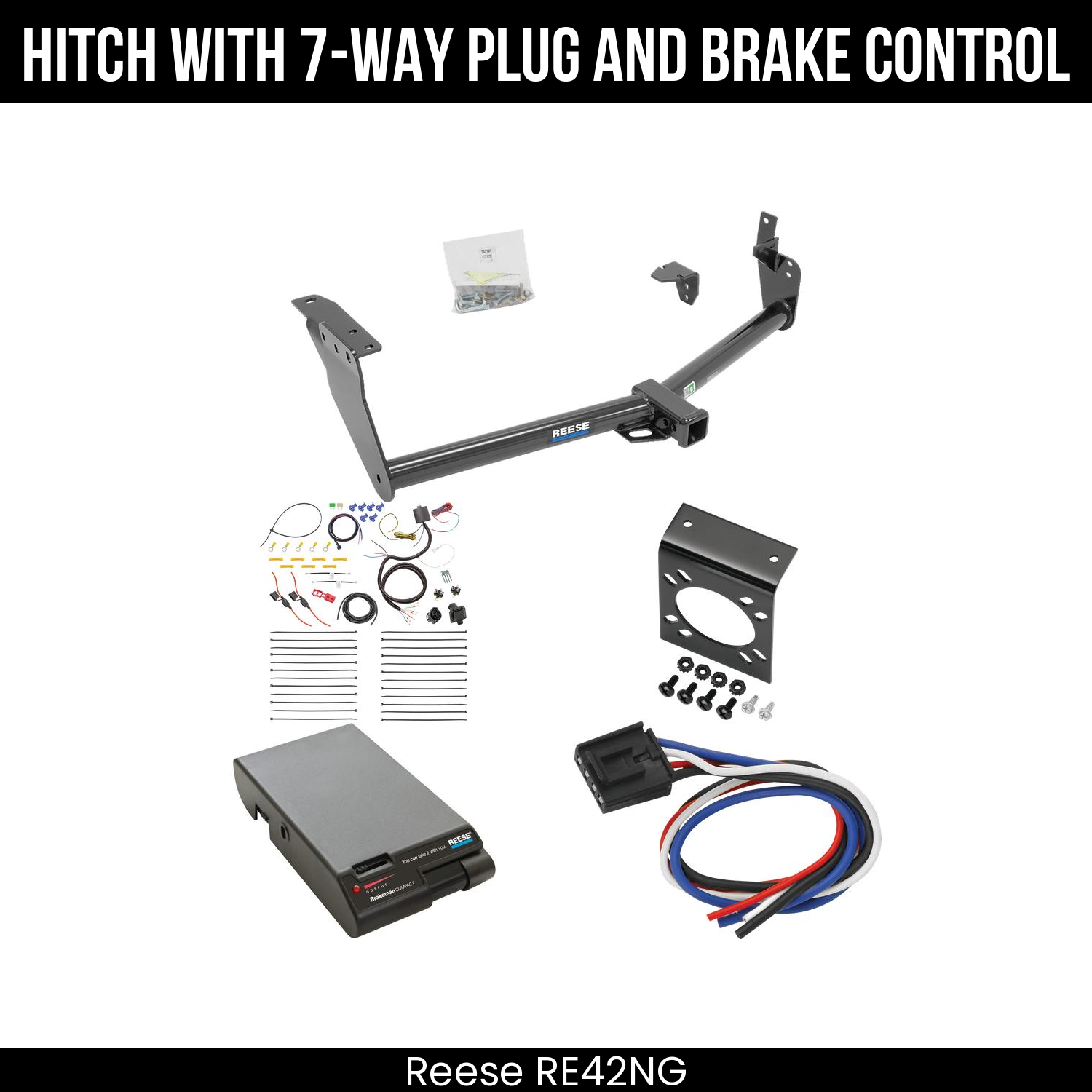 Trailer Hitch , 7-Way , Reese Brakeman Brake Control