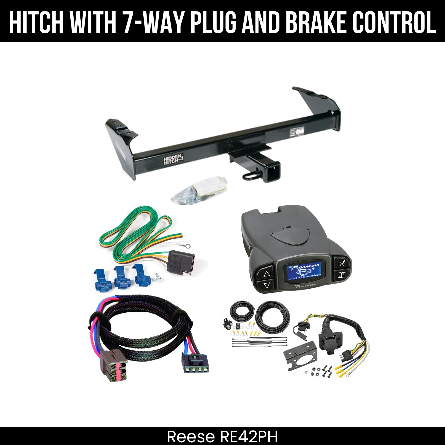 Trailer Hitch , 7-Way , Tekonsha Prodigy P3 Brake Control