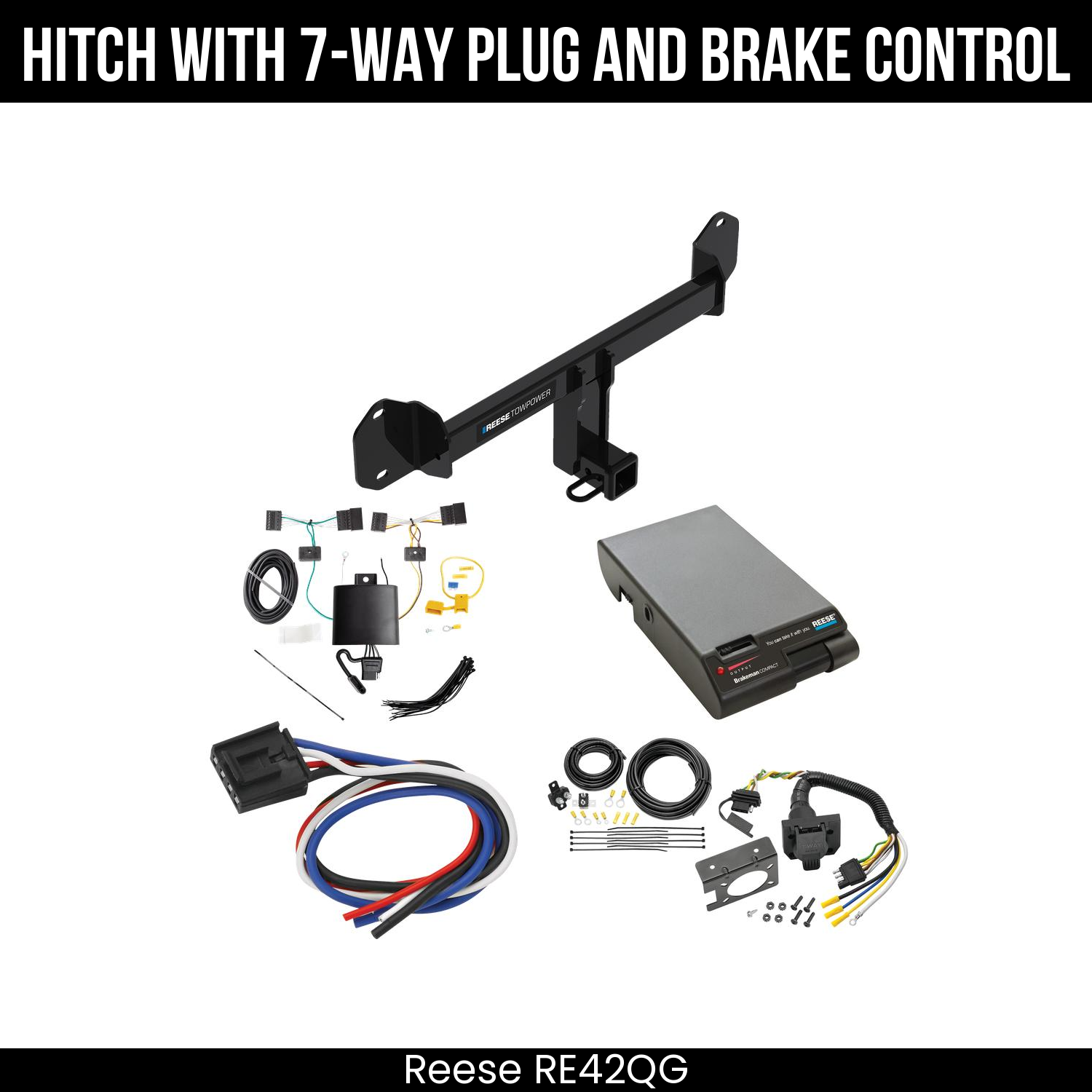 Trailer Hitch , 7-Way , Reese Brakeman Brake Control