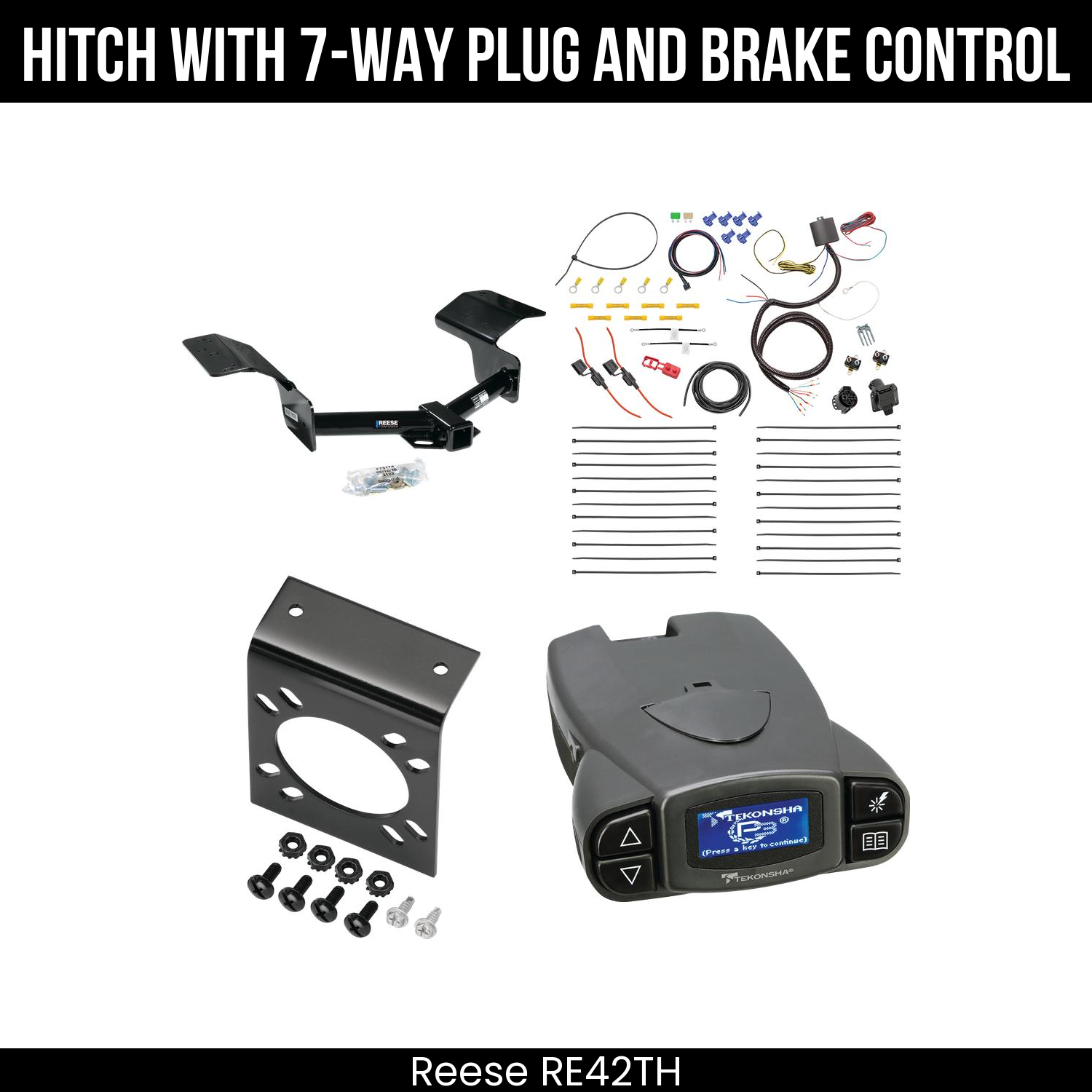 Trailer Hitch , 7-Way , Tekonsha Prodigy P3 Brake Control