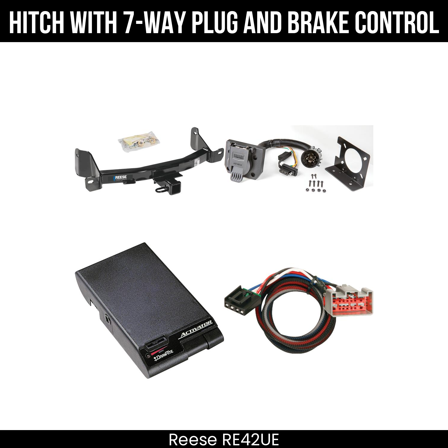 Trailer Hitch , 7-Way , Draw-Tite Activator Brake Control