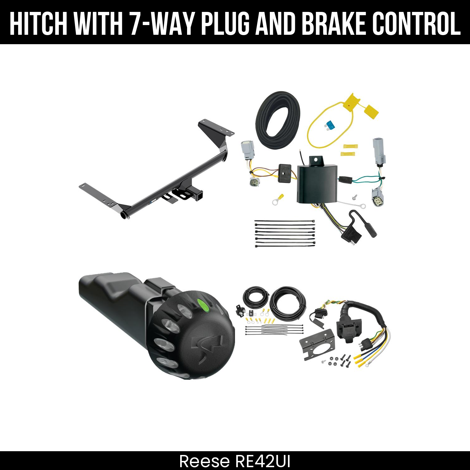 Trailer Hitch , 7-Way , Tekonsha Voyager iD Smart Brake Control