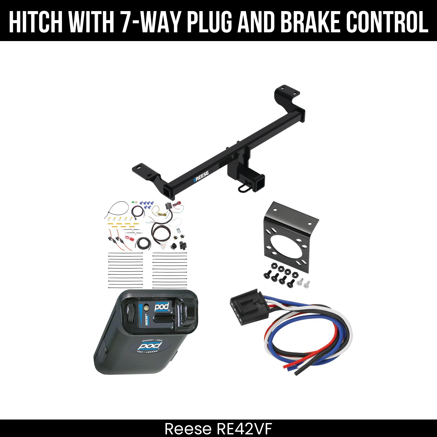 Trailer Hitch , 7-Way , Reese POD Brake Control