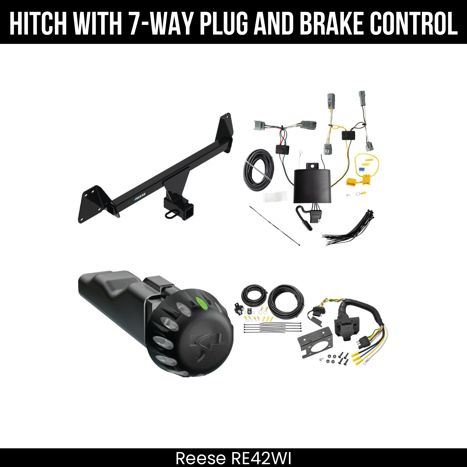 Trailer Hitch , 7-Way , Tekonsha Voyager iD Smart Brake Control