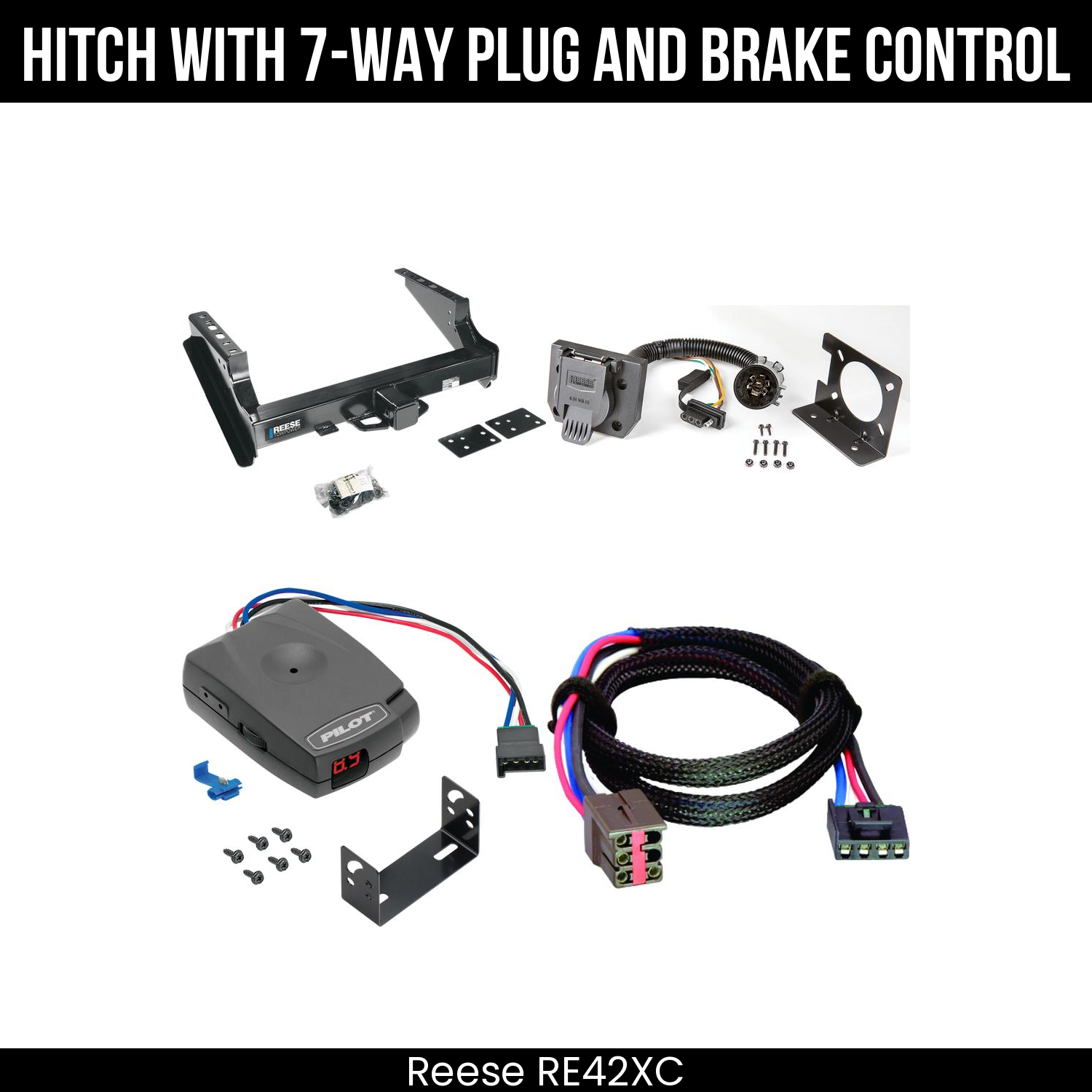 Trailer Hitch , 7-Way , Pro Series Pilot Brake Control
