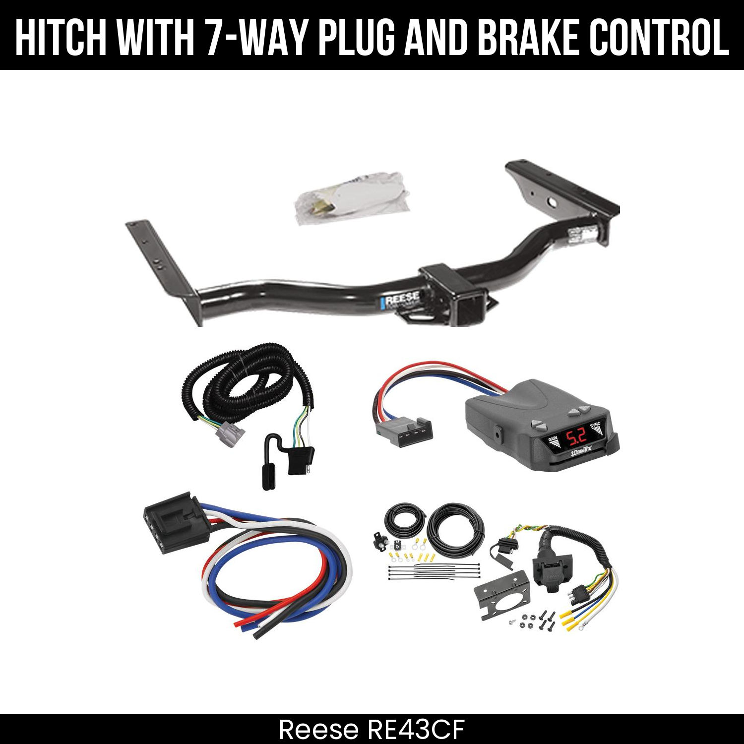 Trailer Hitch , 7-Way , Draw-Tite Activator IV Brake Control