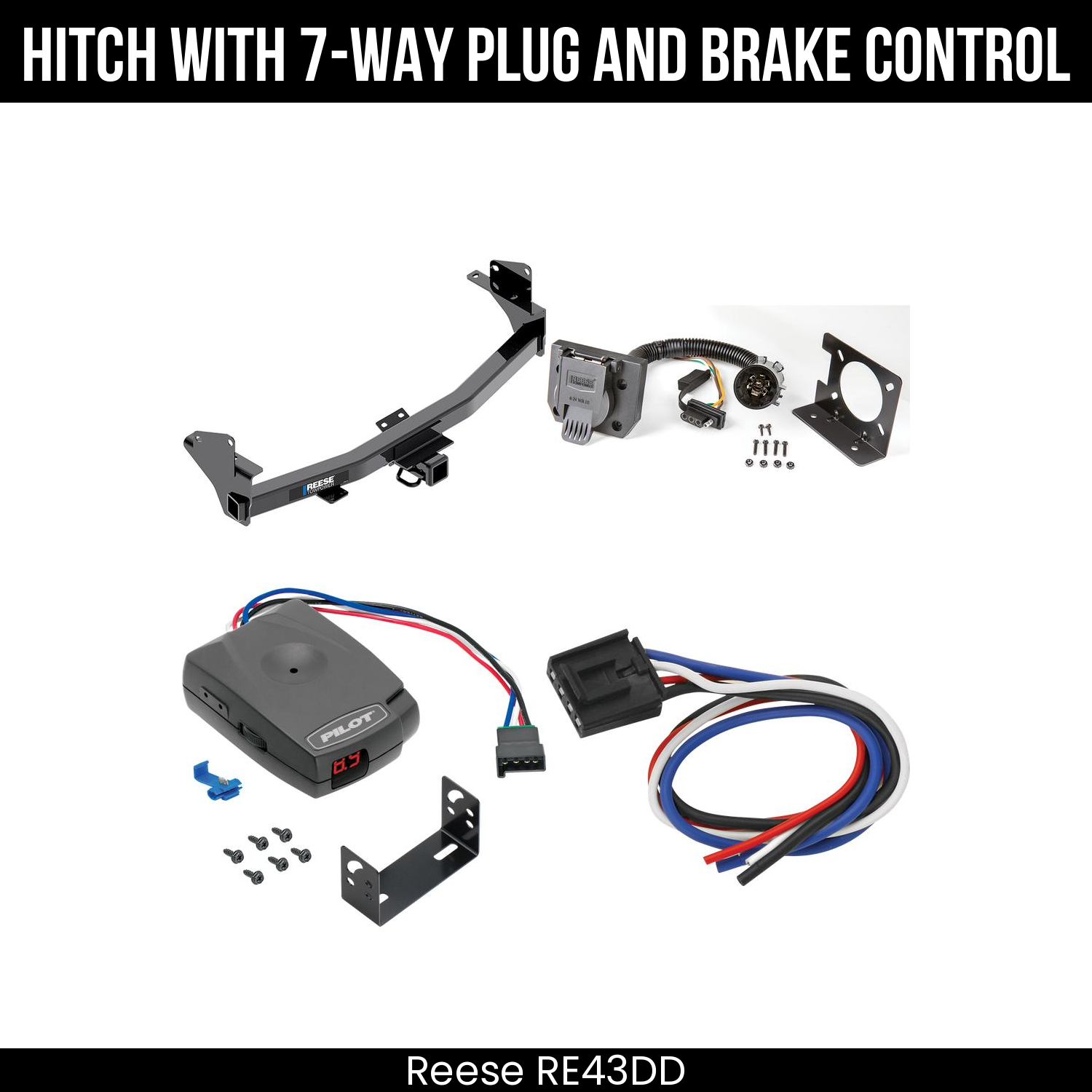 Trailer Hitch , 7-Way , Pro Series Pilot Brake Control