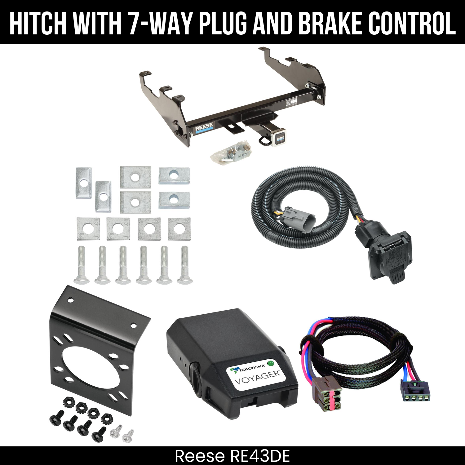 Trailer Hitch , 7-Way , Tekonsha Voyager Brake Control
