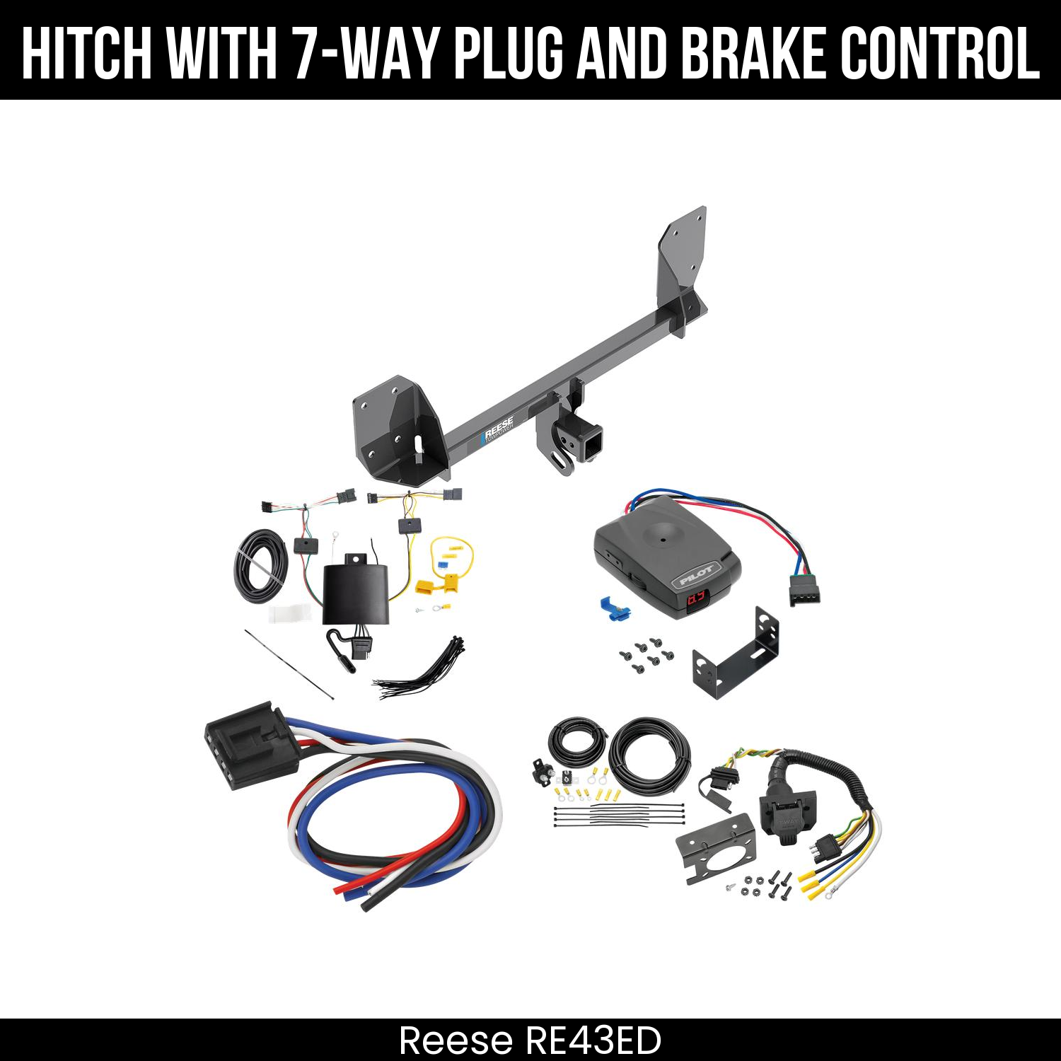 Trailer Hitch , 7-Way , Pro Series Pilot Brake Control