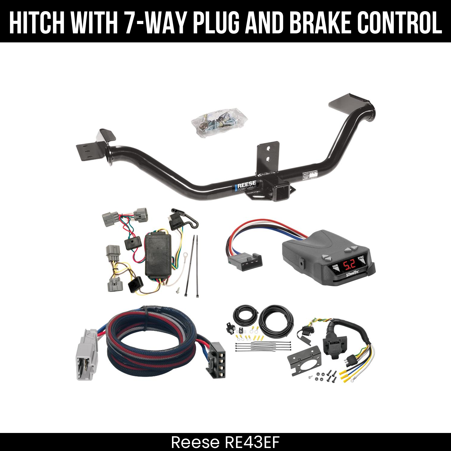 Trailer Hitch , 7-Way , Draw-Tite Activator IV Brake Control