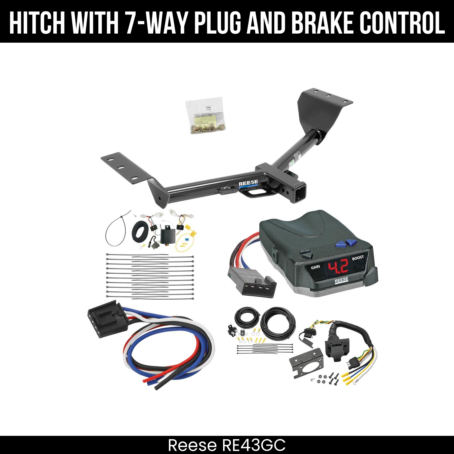 Trailer Hitch , 7-Way , Reese Brake EVN Control
