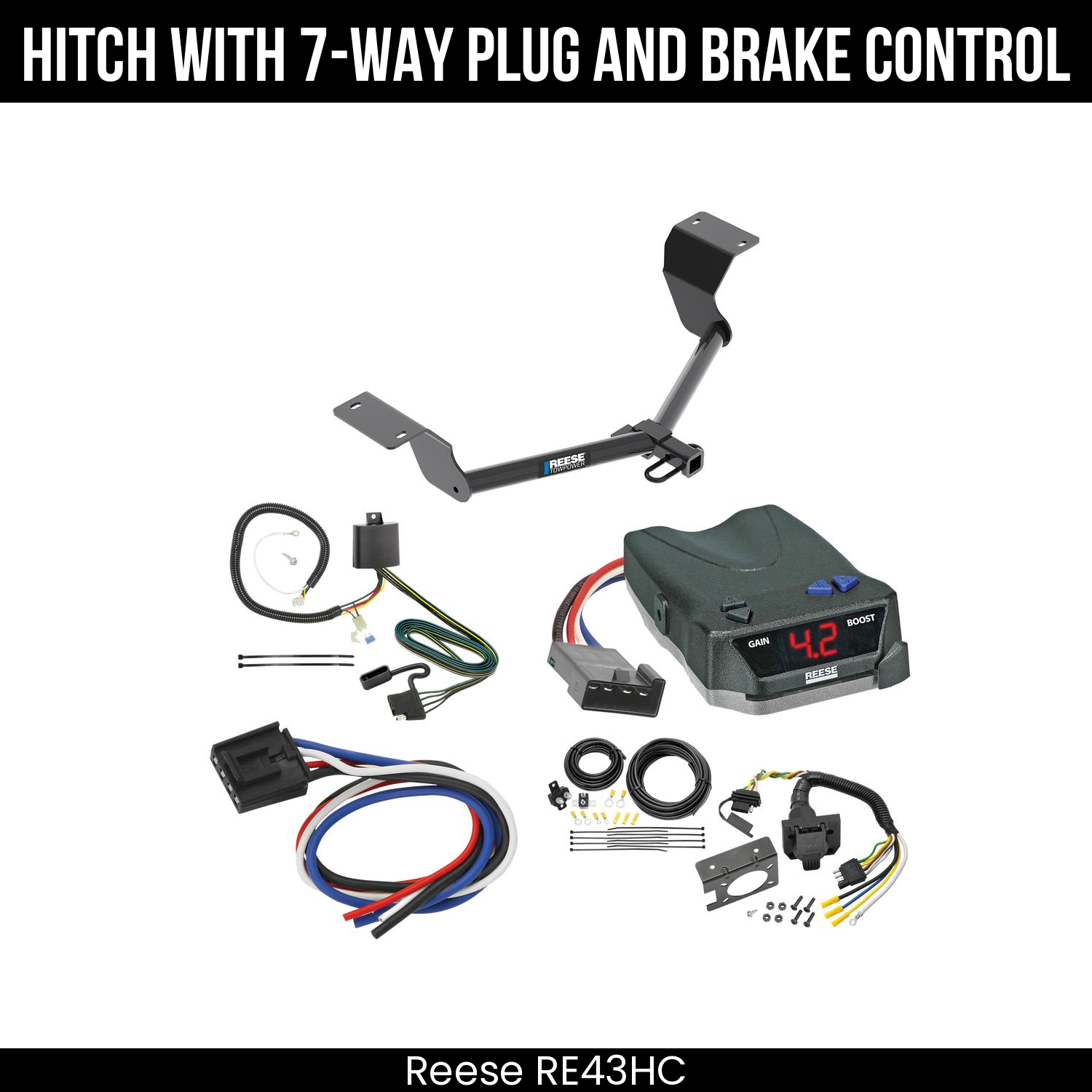 Trailer Hitch , 7-Way , Reese Brake EVN Control
