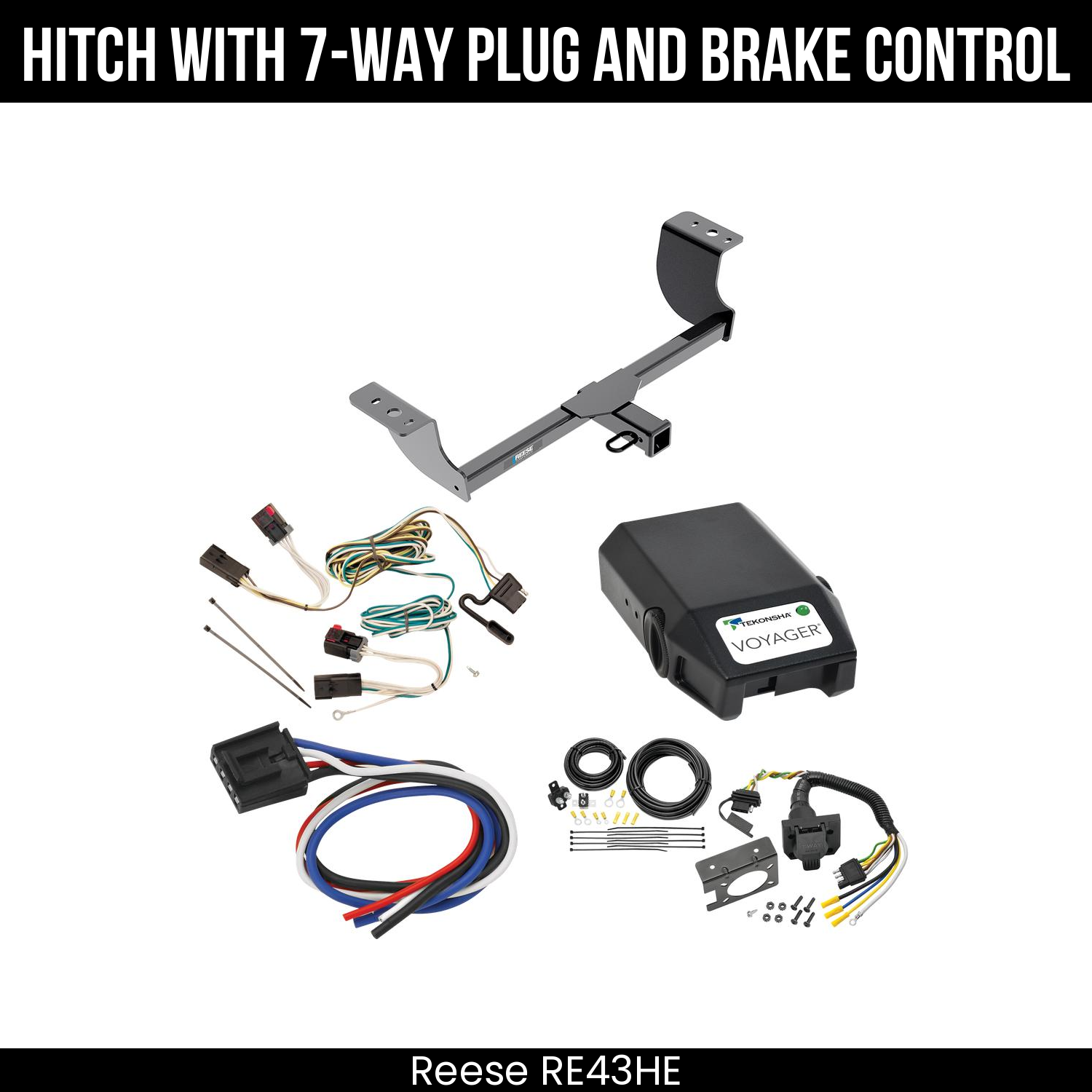 Trailer Hitch , 7-Way , Tekonsha Voyager Brake Control