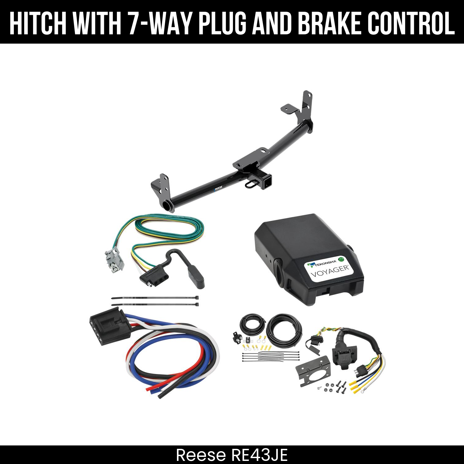 Trailer Hitch , 7-Way , Tekonsha Voyager Brake Control