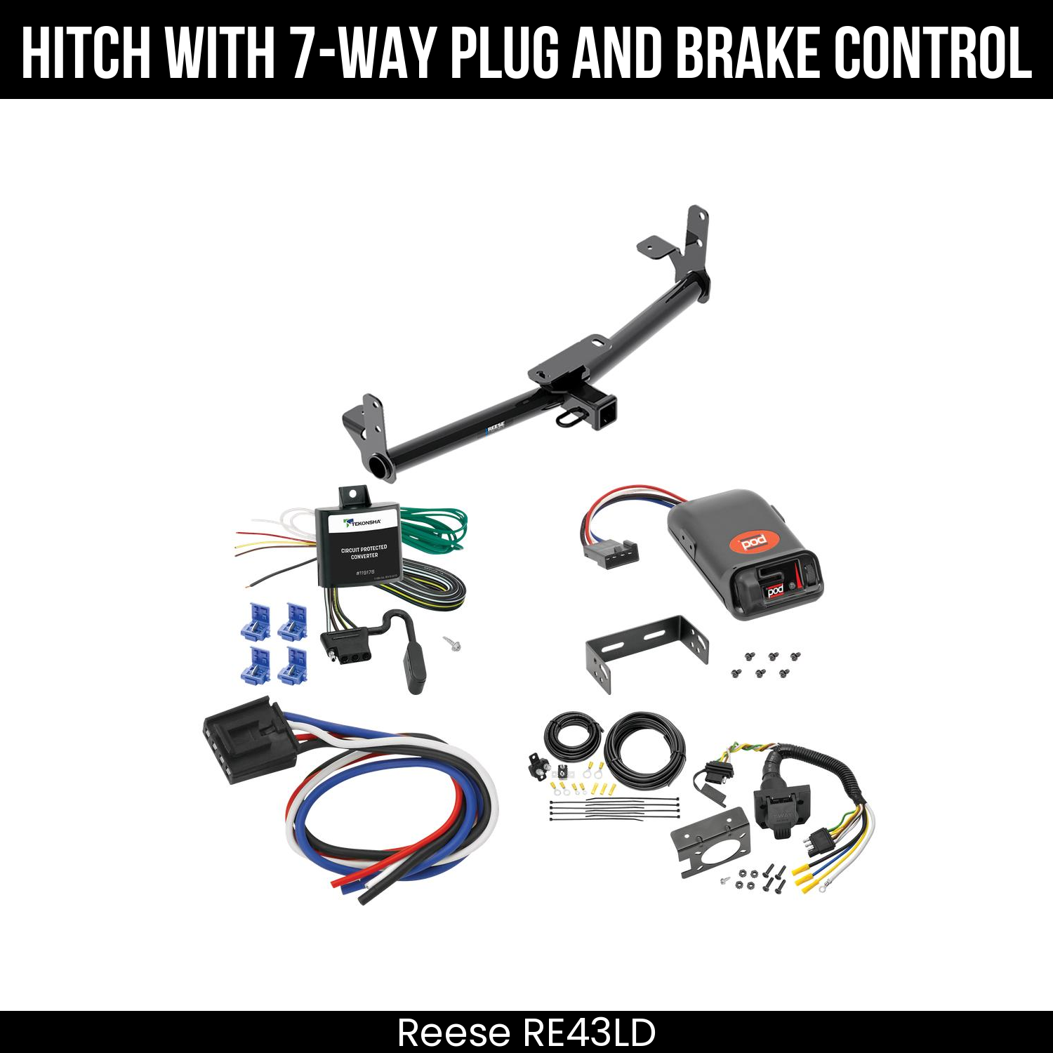 Trailer Hitch , 7-Way , Pro Series POD Brake Control