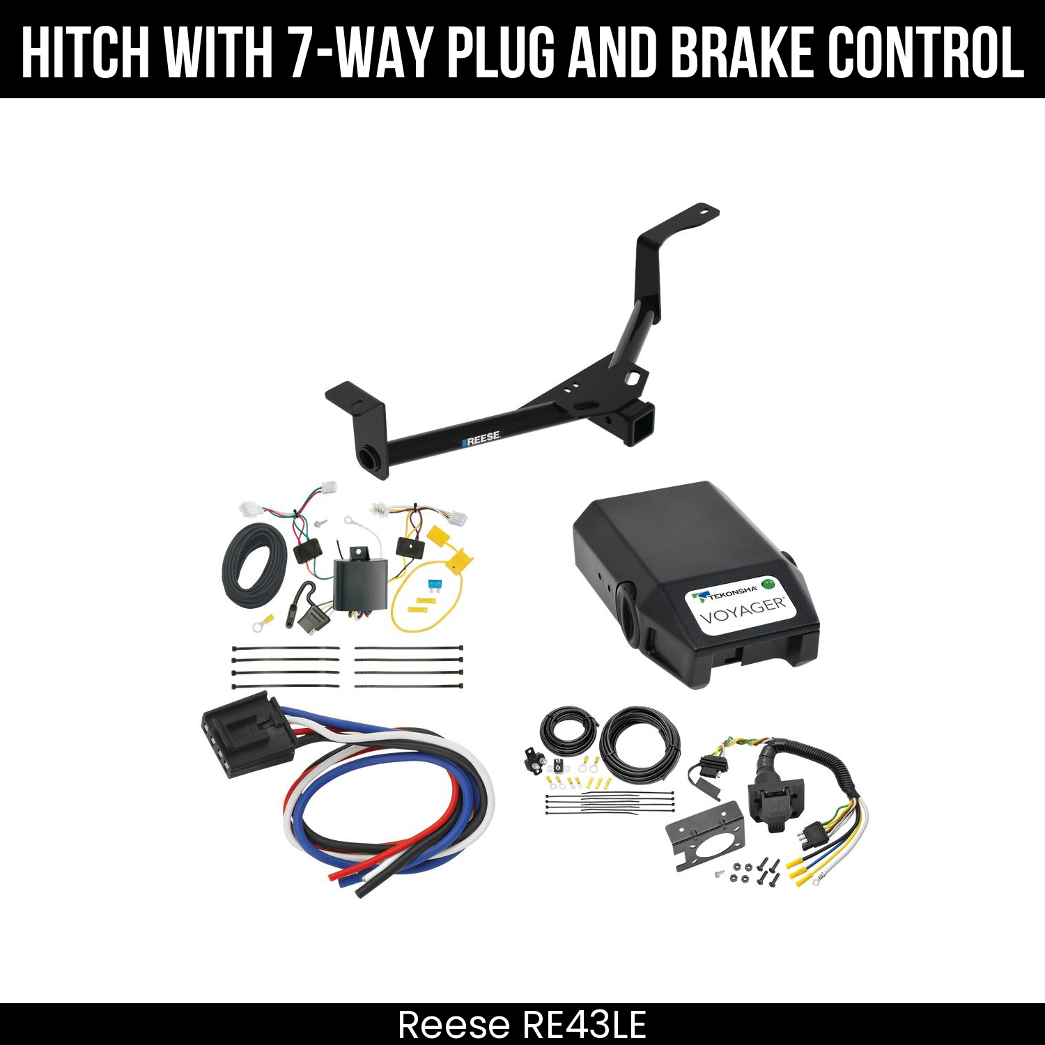 Trailer Hitch , 7-Way , Tekonsha Voyager Brake Control