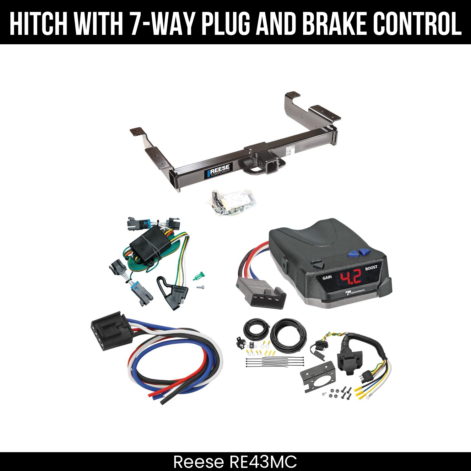 Trailer Hitch , 7-Way , Tekonsha Brake EVN Control