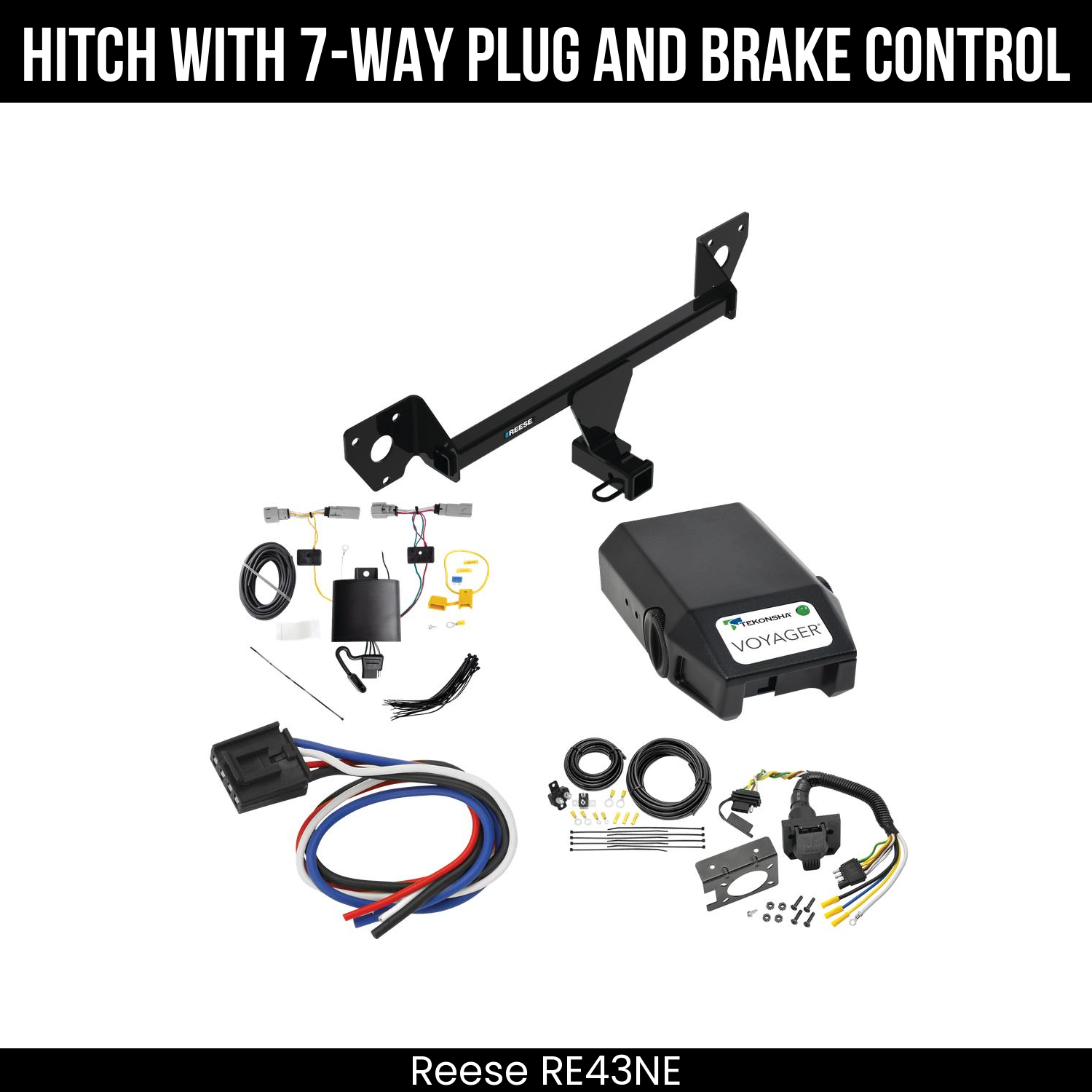 Trailer Hitch , 7-Way , Tekonsha Voyager Brake Control