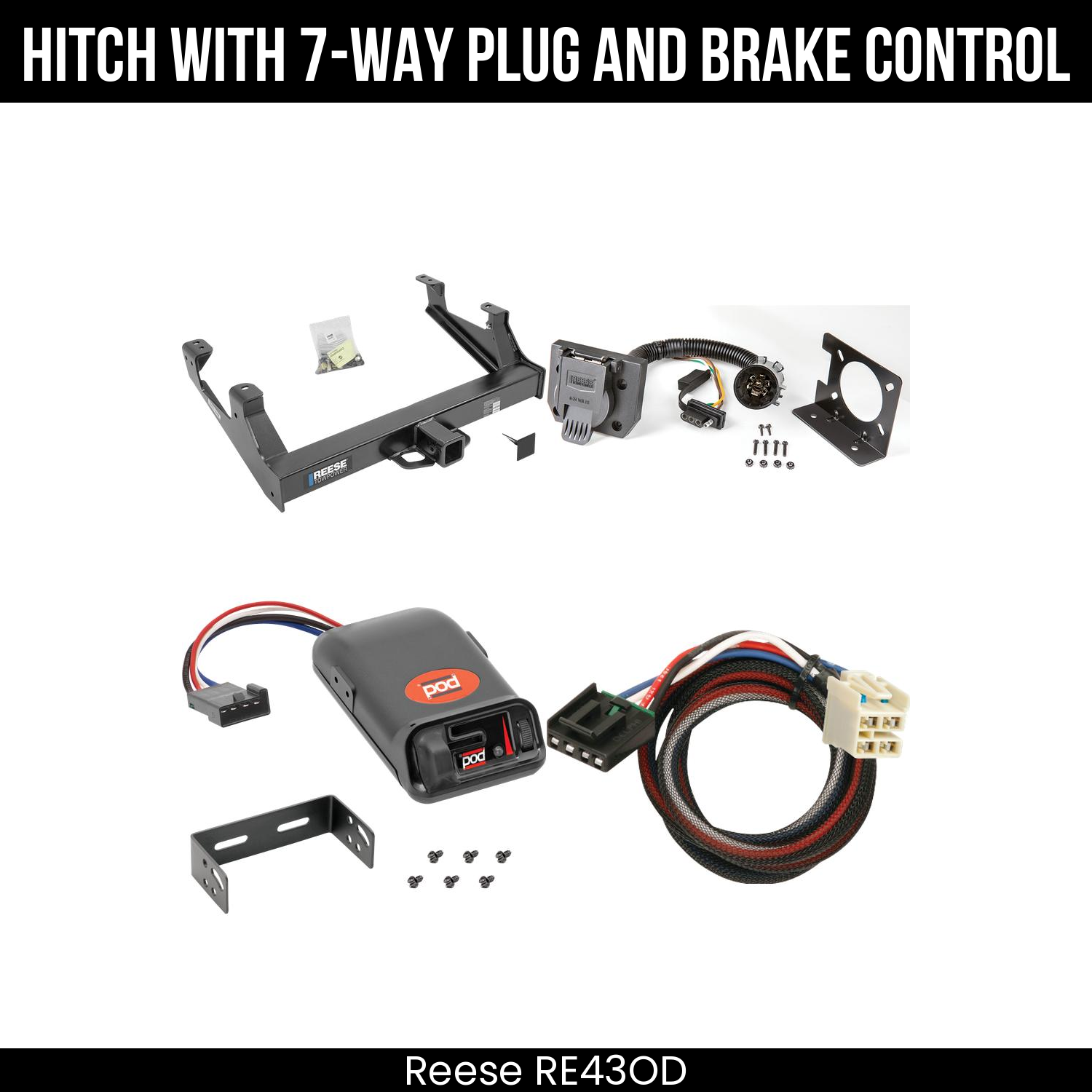 Trailer Hitch , 7-Way , Pro Series POD Brake Control