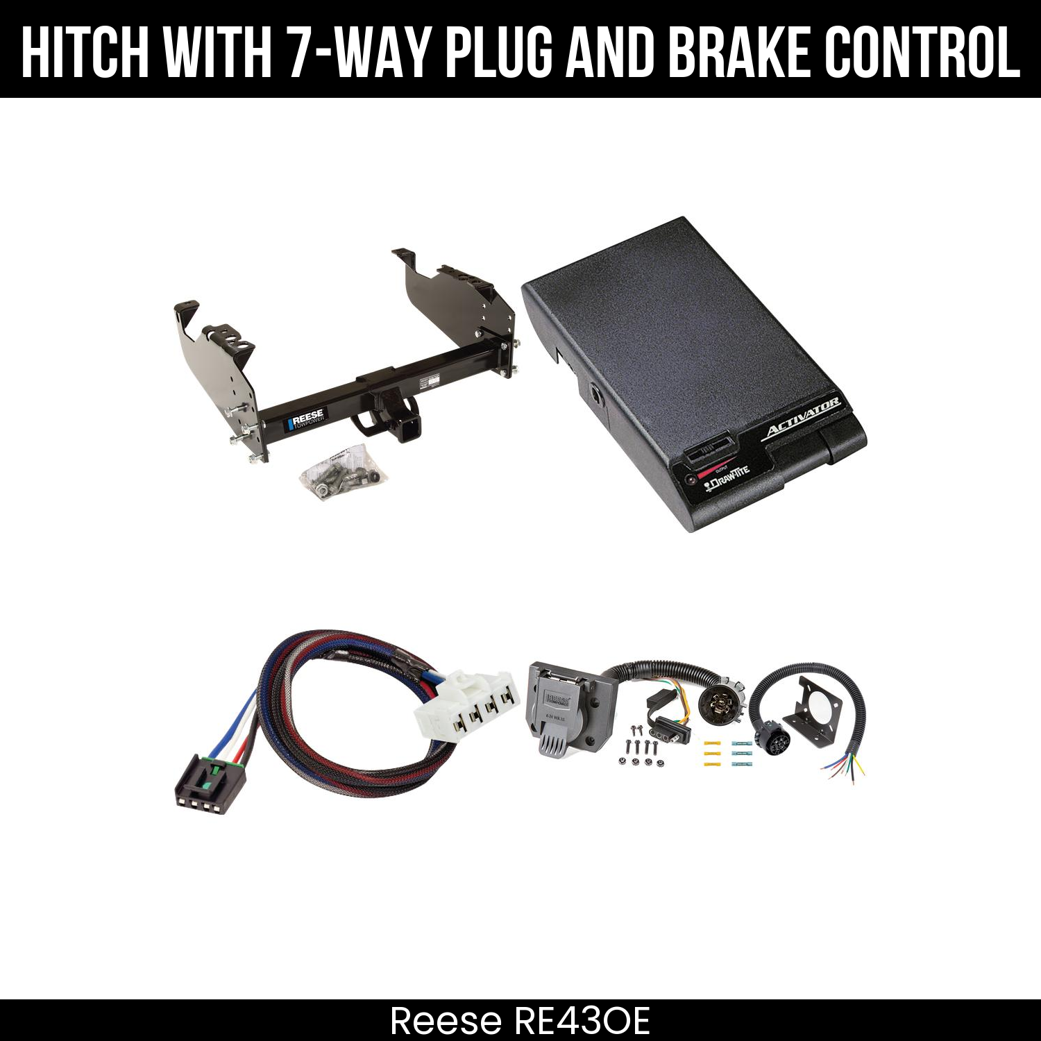 Trailer Hitch , 7-Way , Draw-Tite Activator Brake Control