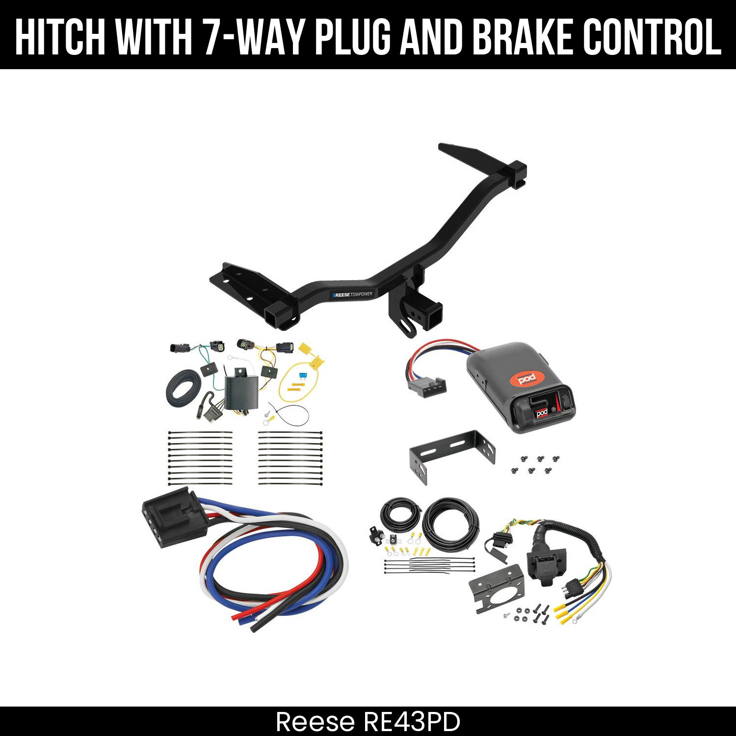 Trailer Hitch , 7-Way , Pro Series POD Brake Control