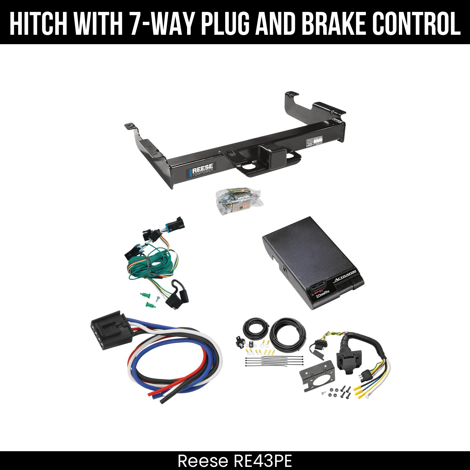 Trailer Hitch , 7-Way , Draw-Tite Activator Brake Control