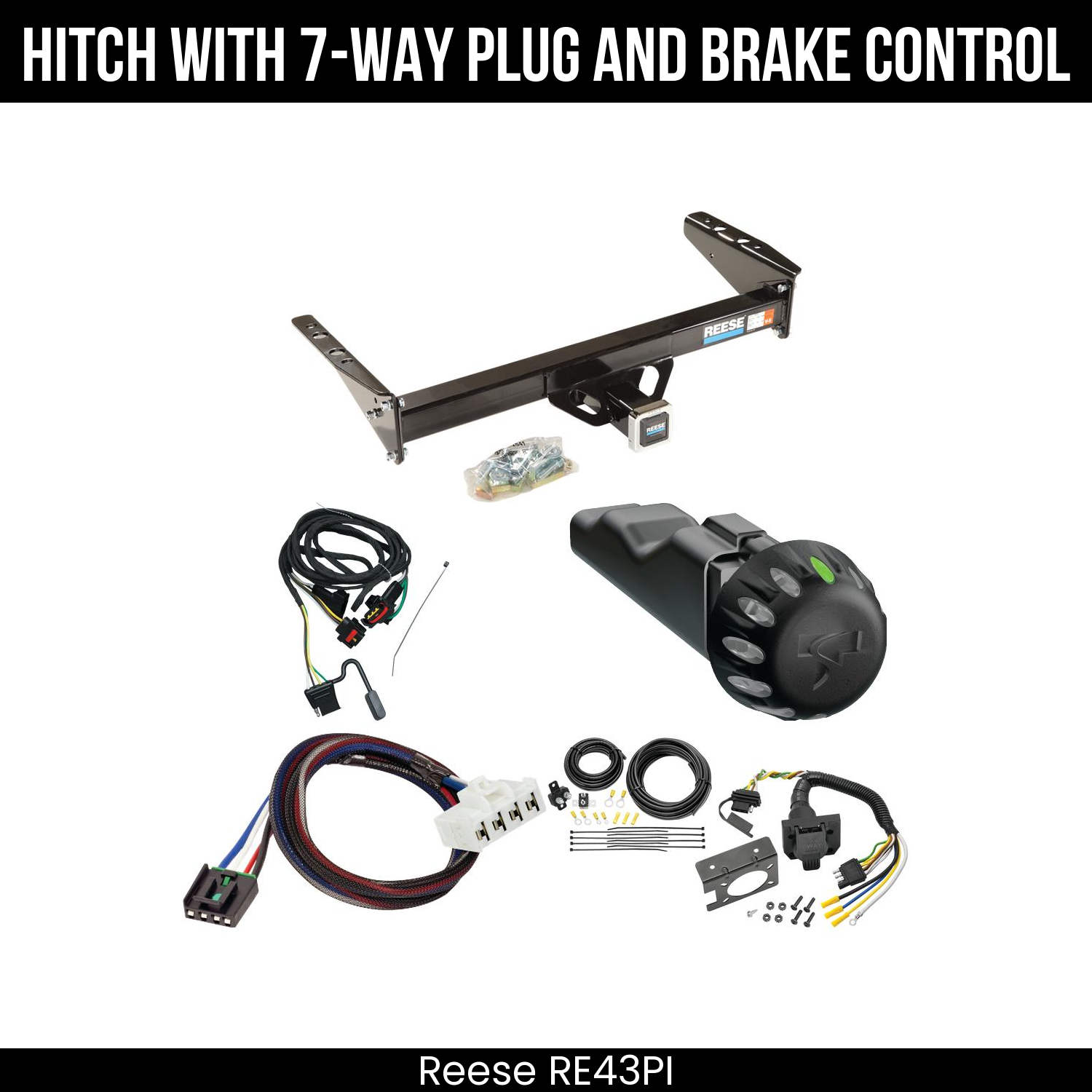 Trailer Hitch , 7-Way , Tekonsha Voyager iD Smart Brake Control