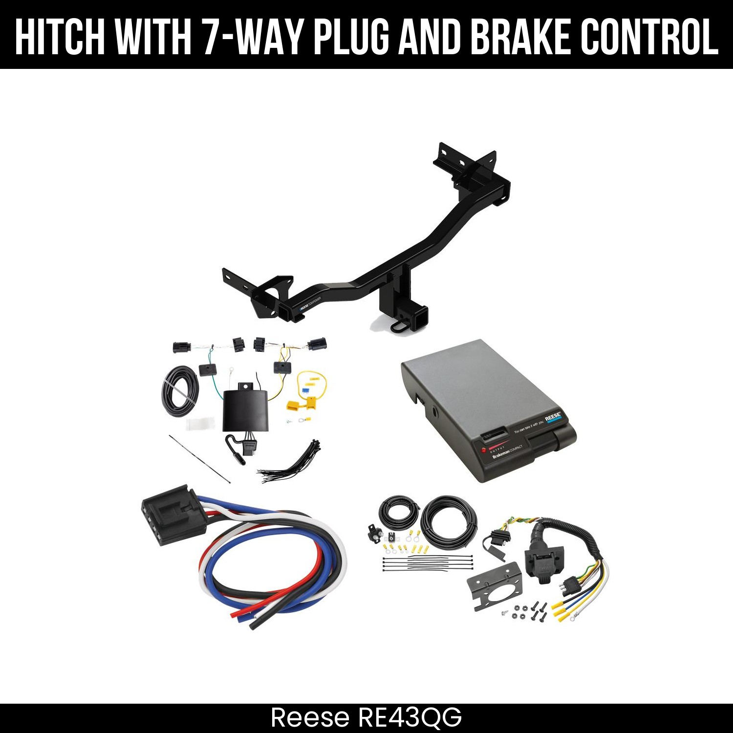 Trailer Hitch , 7-Way , Reese Brakeman Brake Control