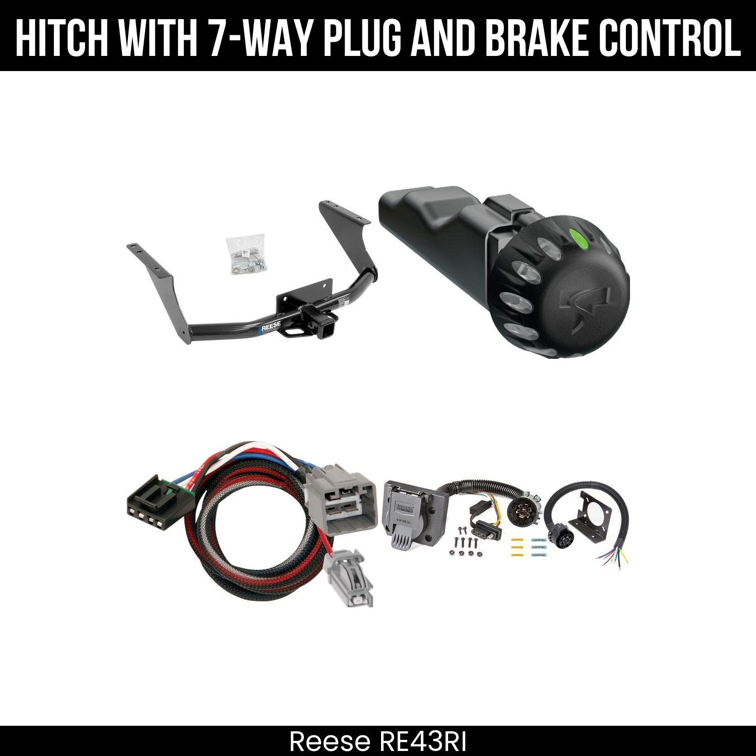 Trailer Hitch , 7-Way , Tekonsha Voyager iD Smart Brake Control