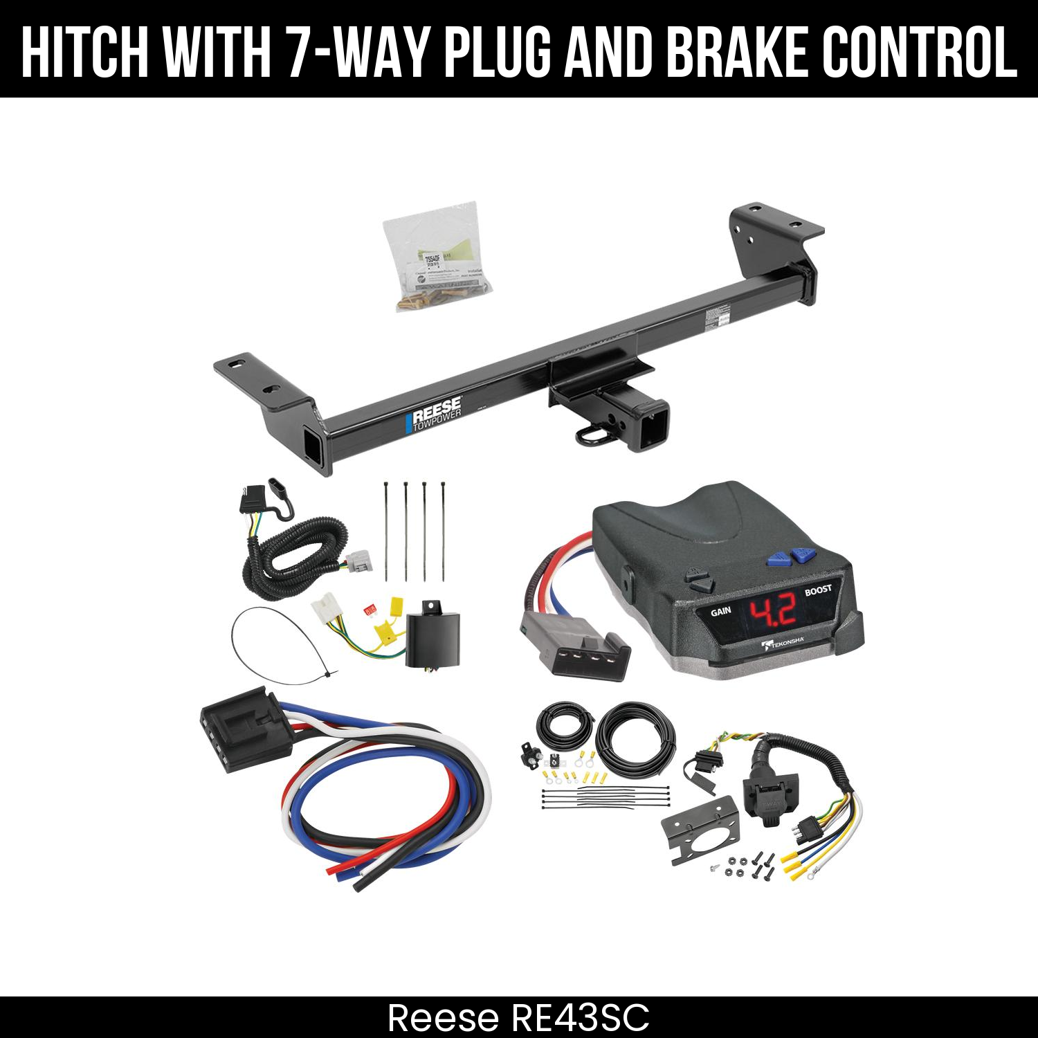 Trailer Hitch , 7-Way , Tekonsha Brake EVN Control