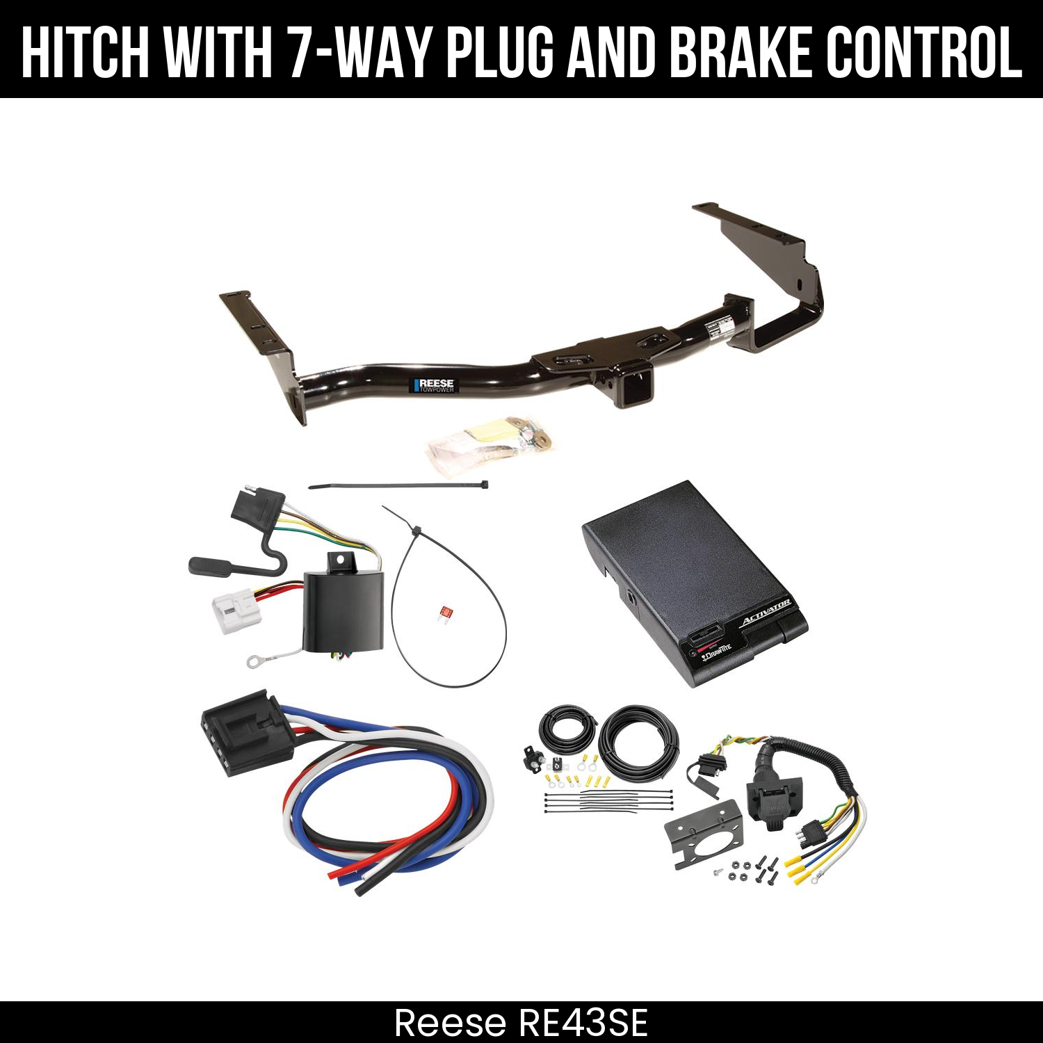Trailer Hitch , 7-Way , Draw-Tite Activator Brake Control