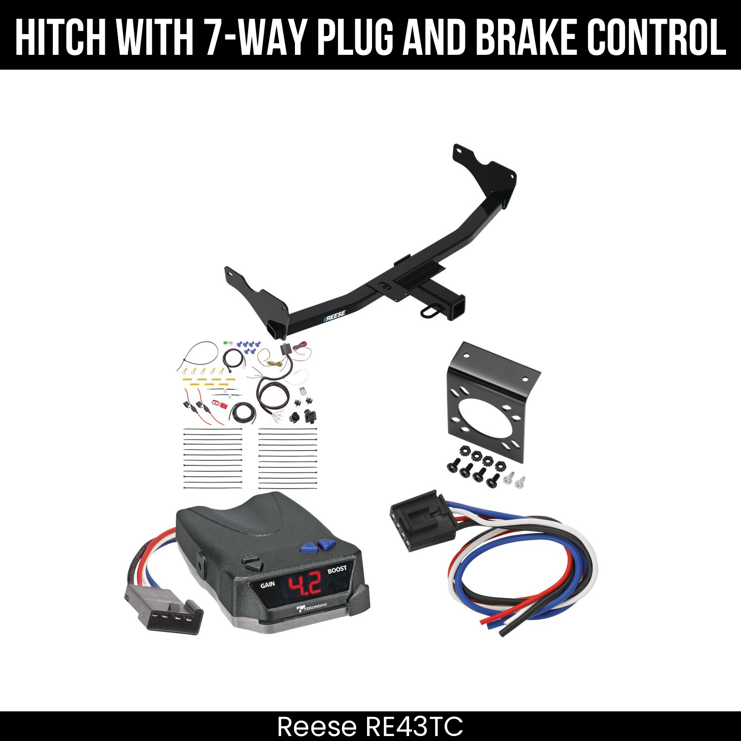 Trailer Hitch , 7-Way , Tekonsha Brake EVN Control