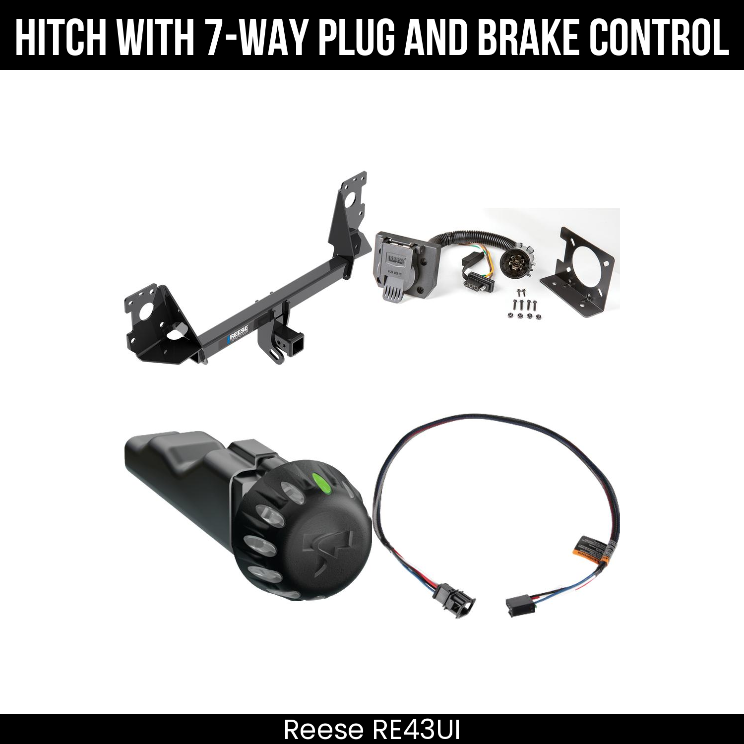 Trailer Hitch , 7-Way , Tekonsha Voyager iD Smart Brake Control