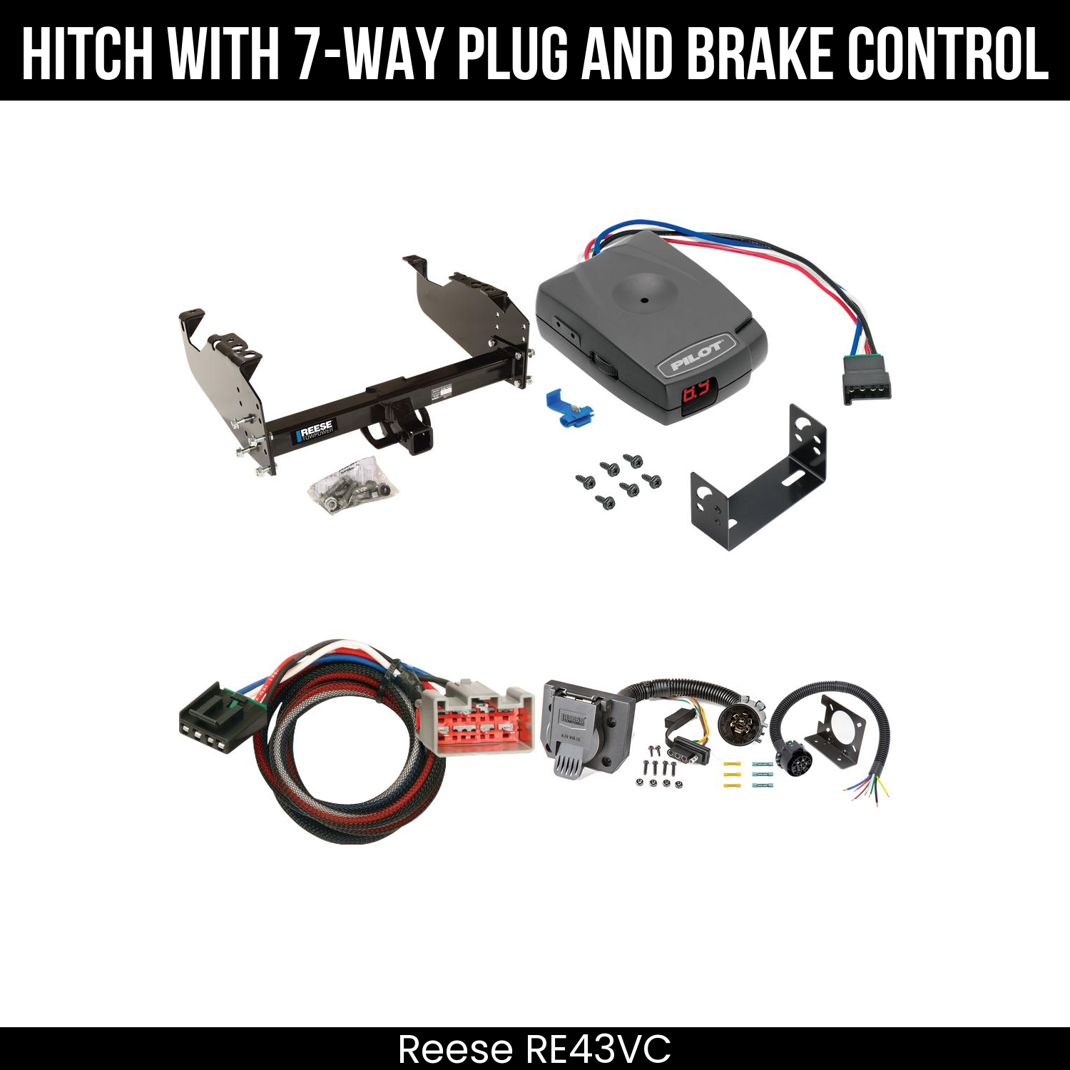 Trailer Hitch , 7-Way , Pro Series Pilot Brake Control