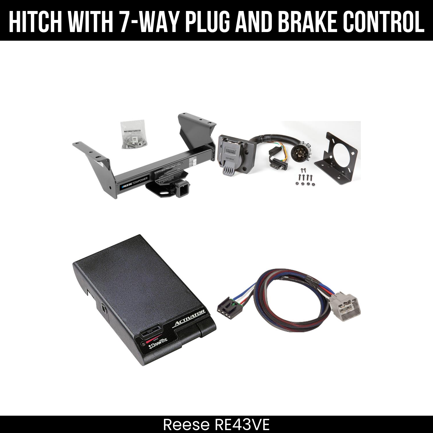 Trailer Hitch , 7-Way , Draw-Tite Activator Brake Control