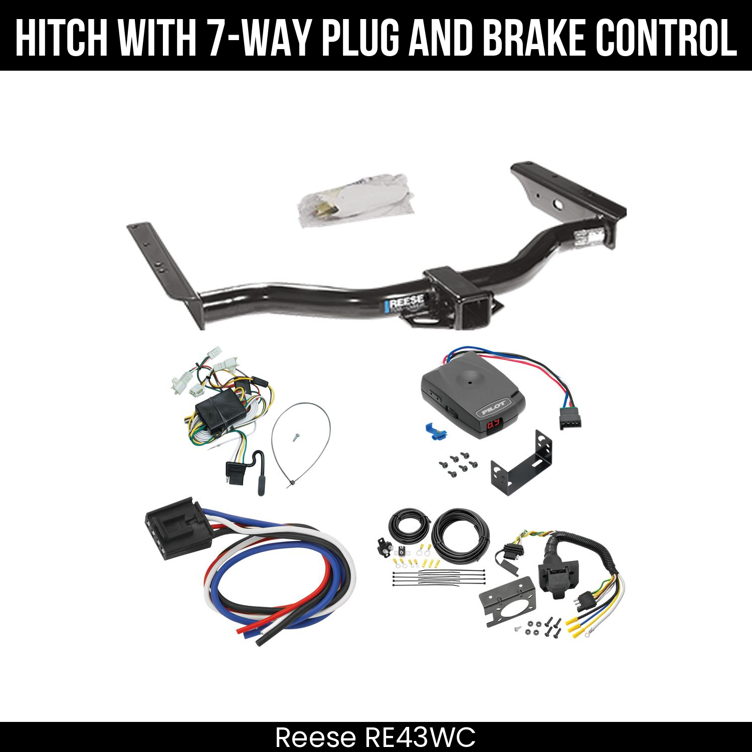 Trailer Hitch , 7-Way , Pro Series Pilot Brake Control