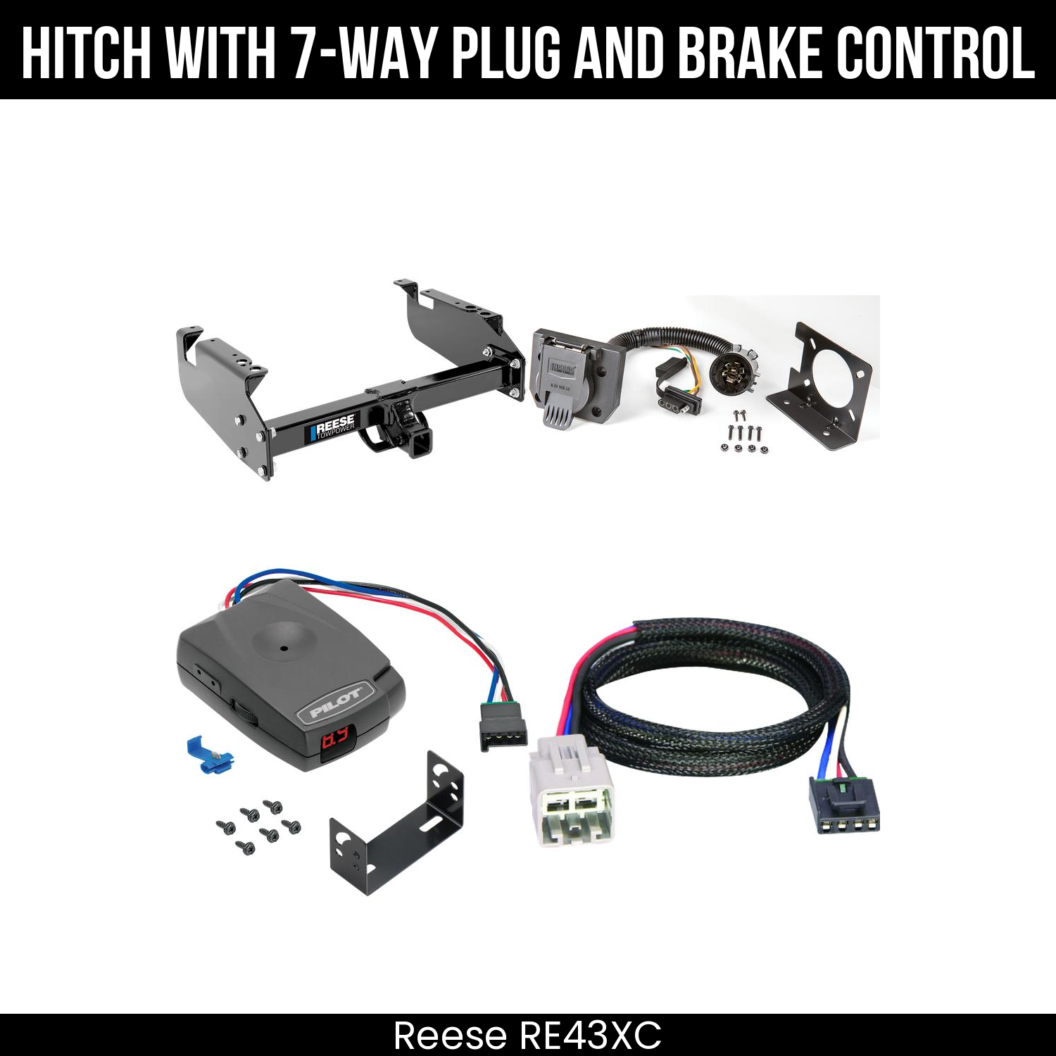 Trailer Hitch , 7-Way , Pro Series Pilot Brake Control