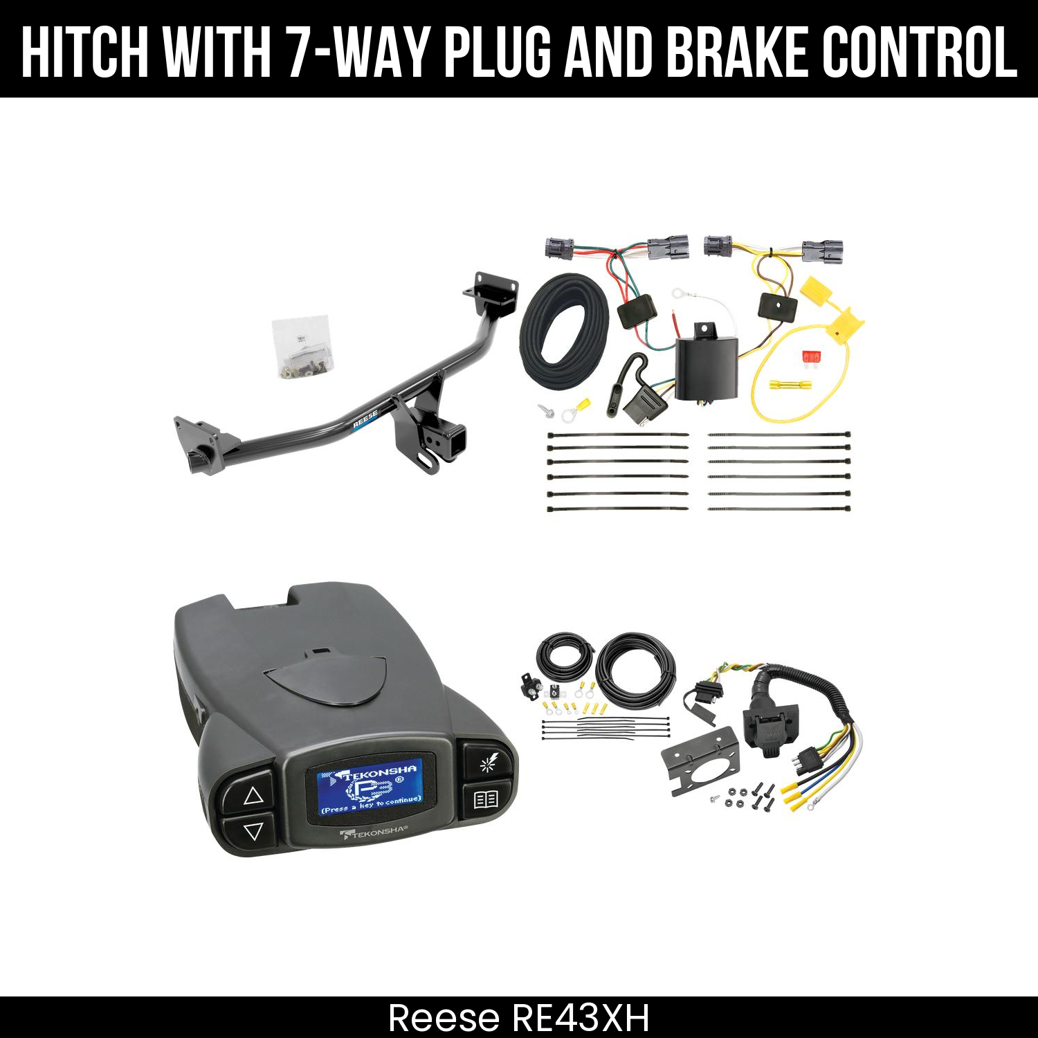Trailer Hitch , 7-Way , Tekonsha Prodigy P3 Brake Control