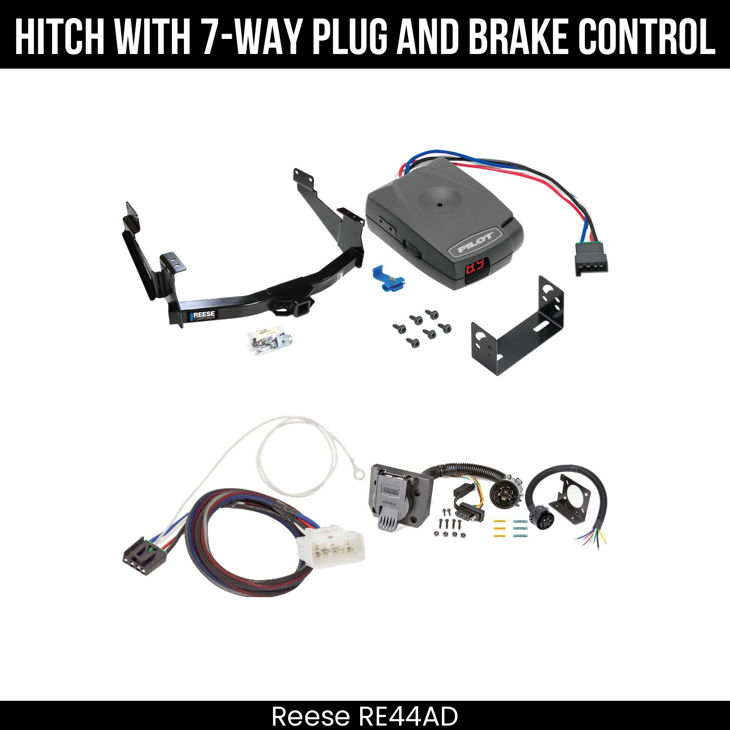 Trailer Hitch , 7-Way , Pro Series Pilot Brake Control
