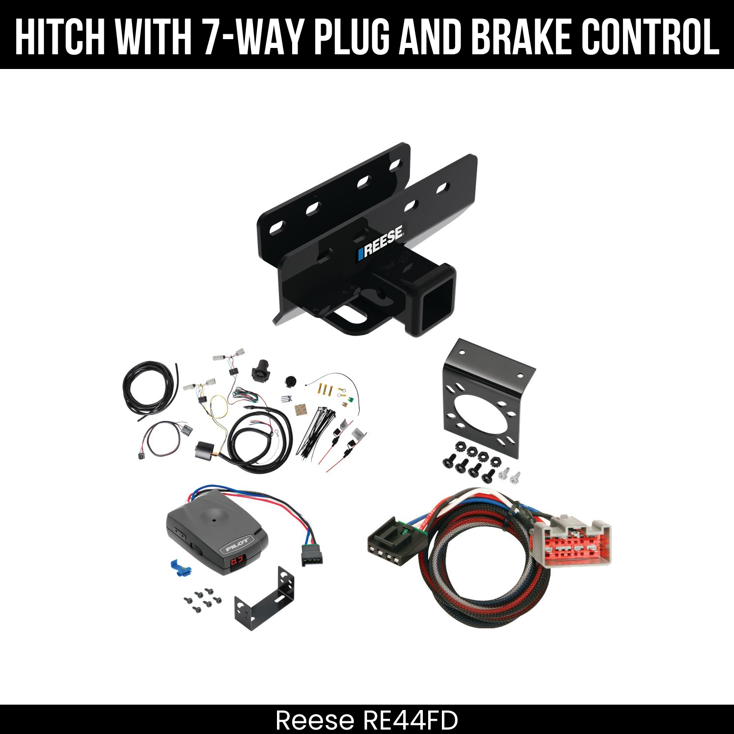 Trailer Hitch , 7-Way , Pro Series Pilot Brake Control