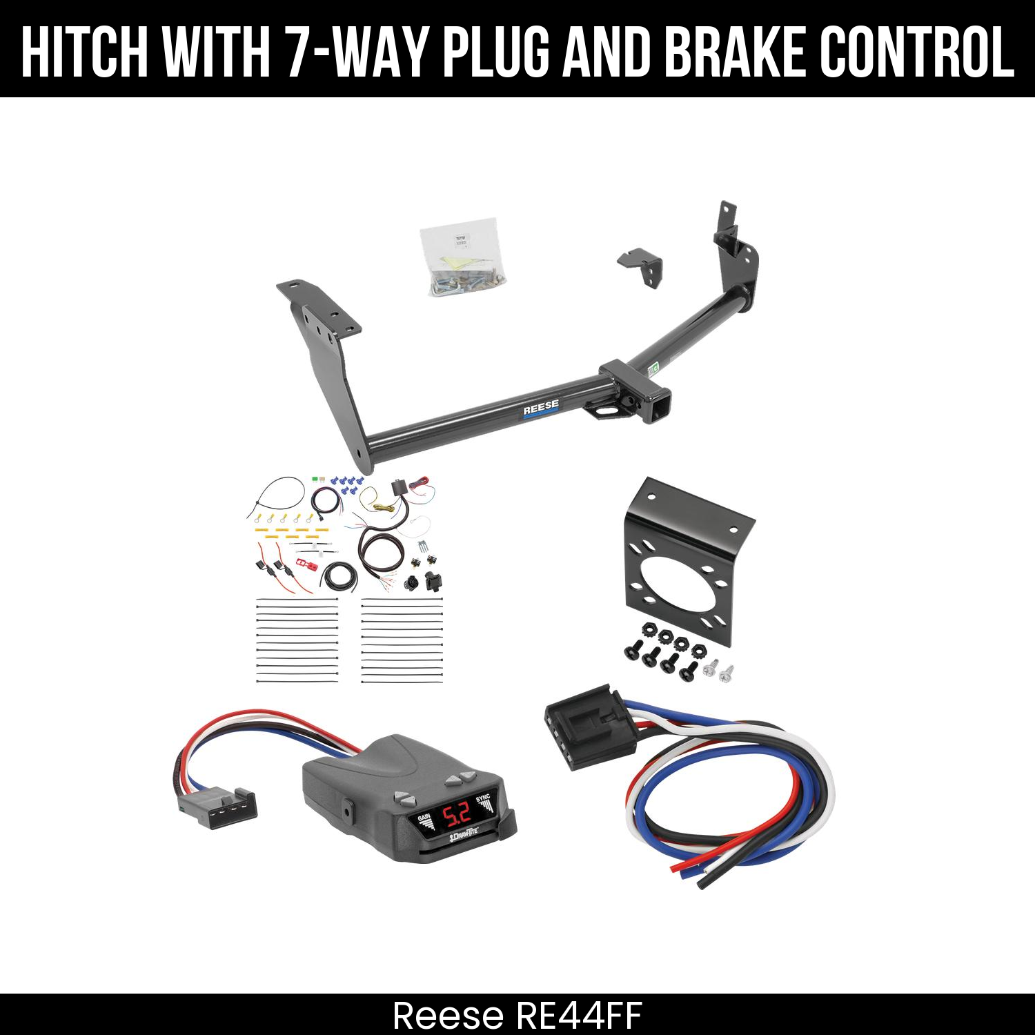 Trailer Hitch , 7-Way , Draw-Tite Activator IV Brake Control