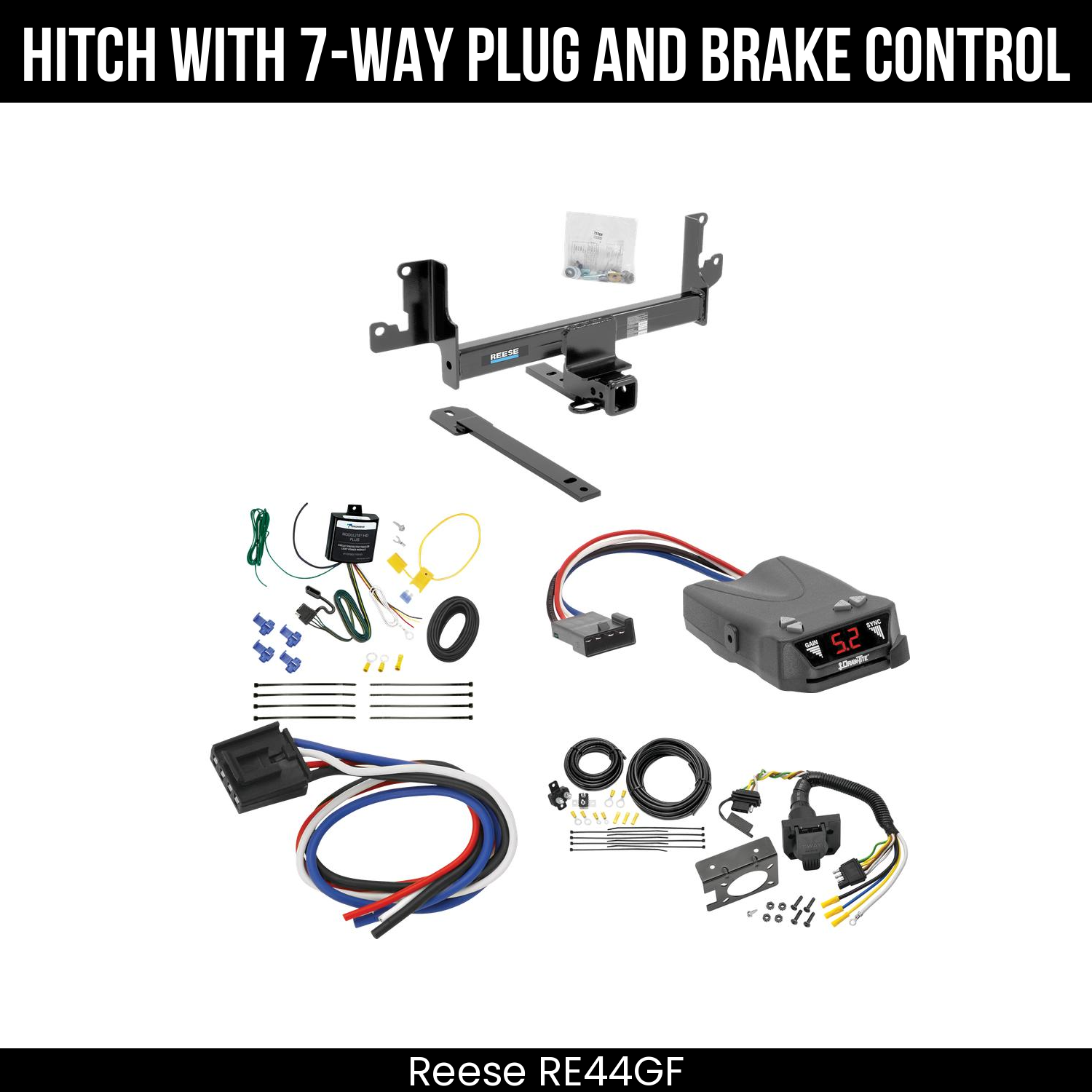Trailer Hitch , 7-Way , Draw-Tite Activator IV Brake Control